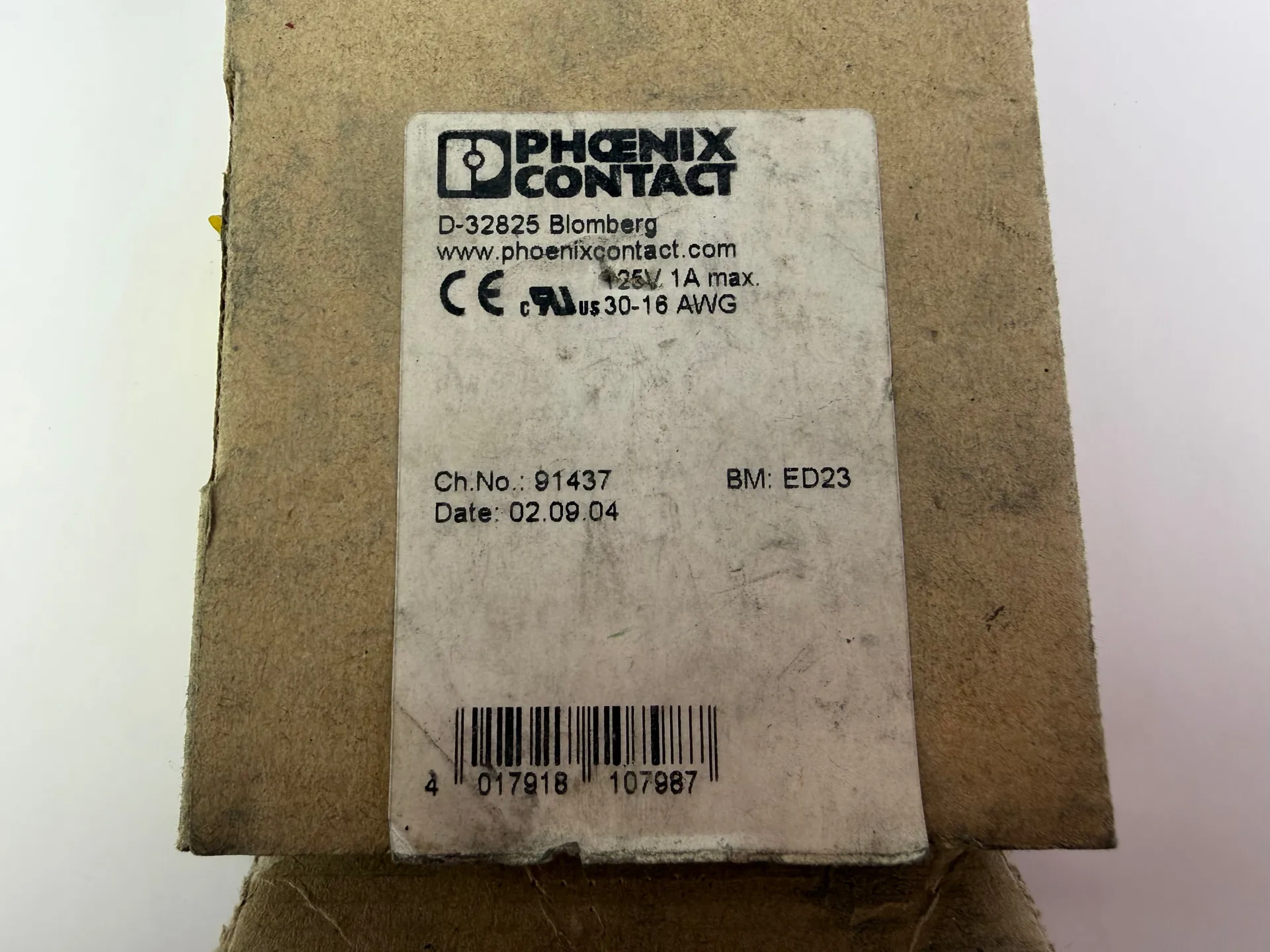 Phoenix Contact 91437 Cable Interface - Image 1
