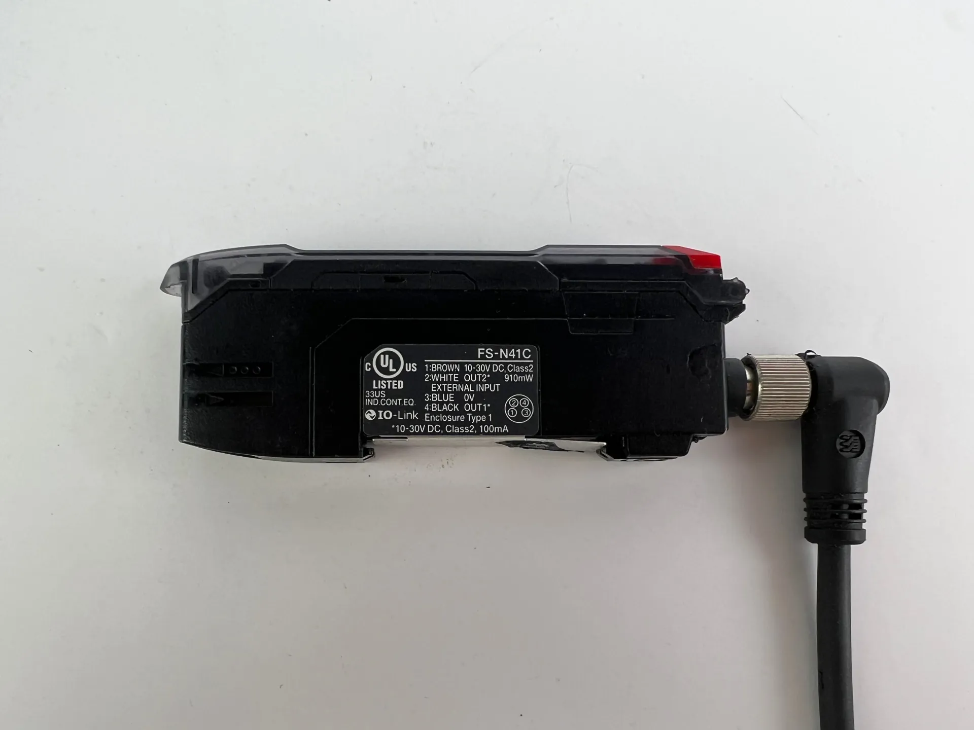 Keyence FS-N41C Fiber Sensor Amplifier + 220cm Cable - Thumbnail 2