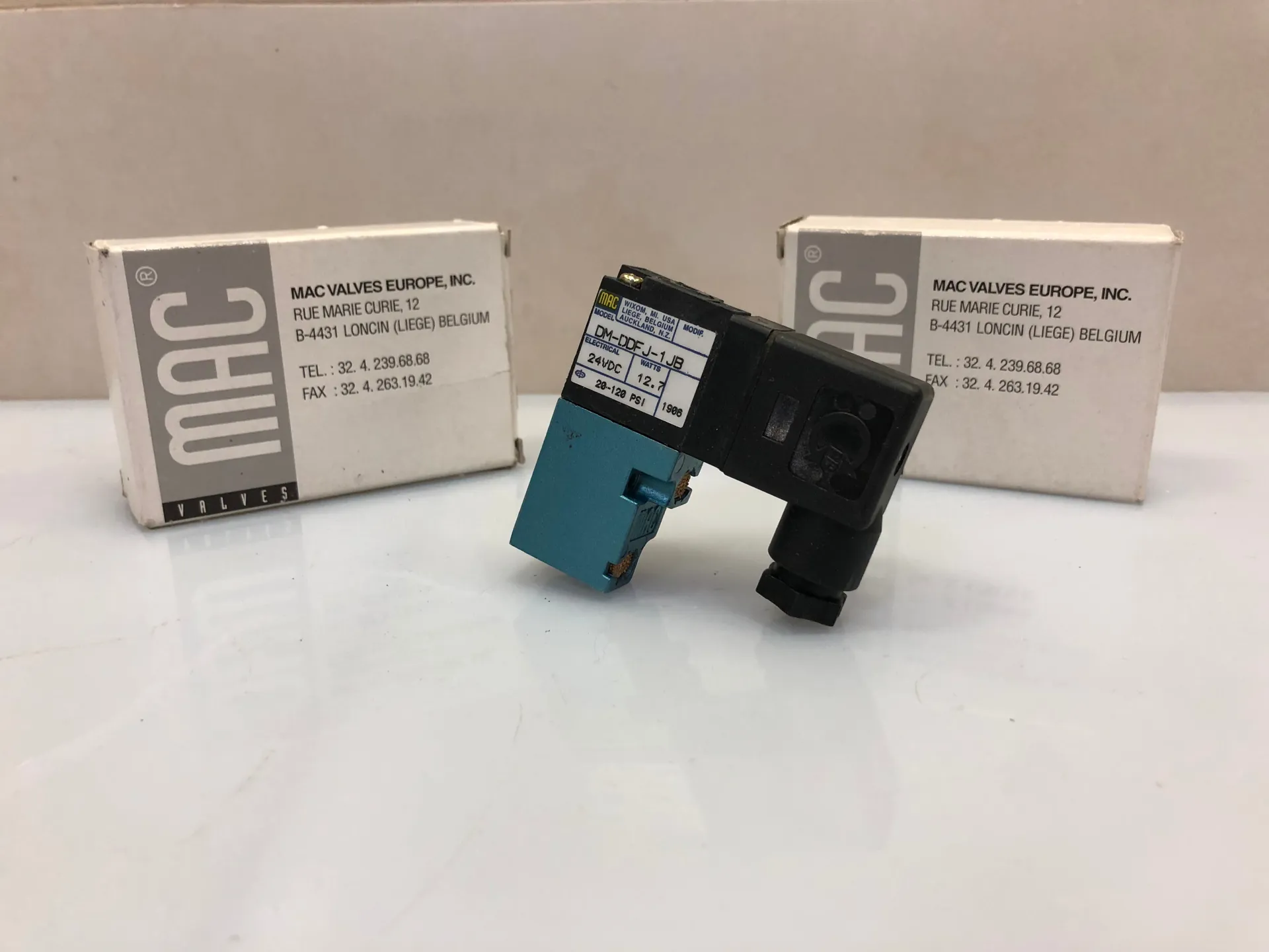 1x MAC VALVES INC DM-DDFJ-1JB Solenoid Valve – Direct Operated - Image 1