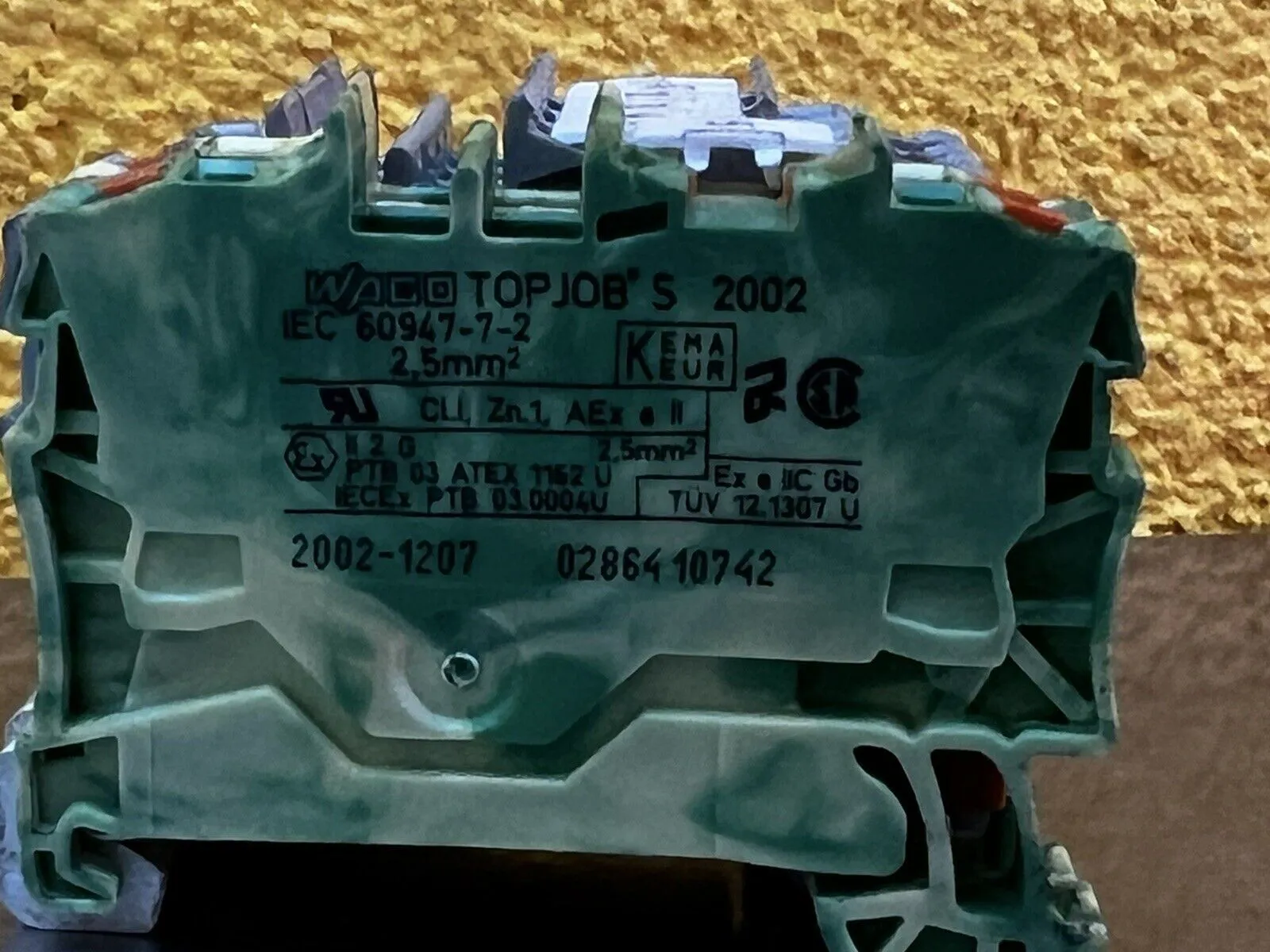 WAGO Ground Terminal Block – IEC 60947-7-2 Earth Clamp (Erdklemme) - Thumbnail 3