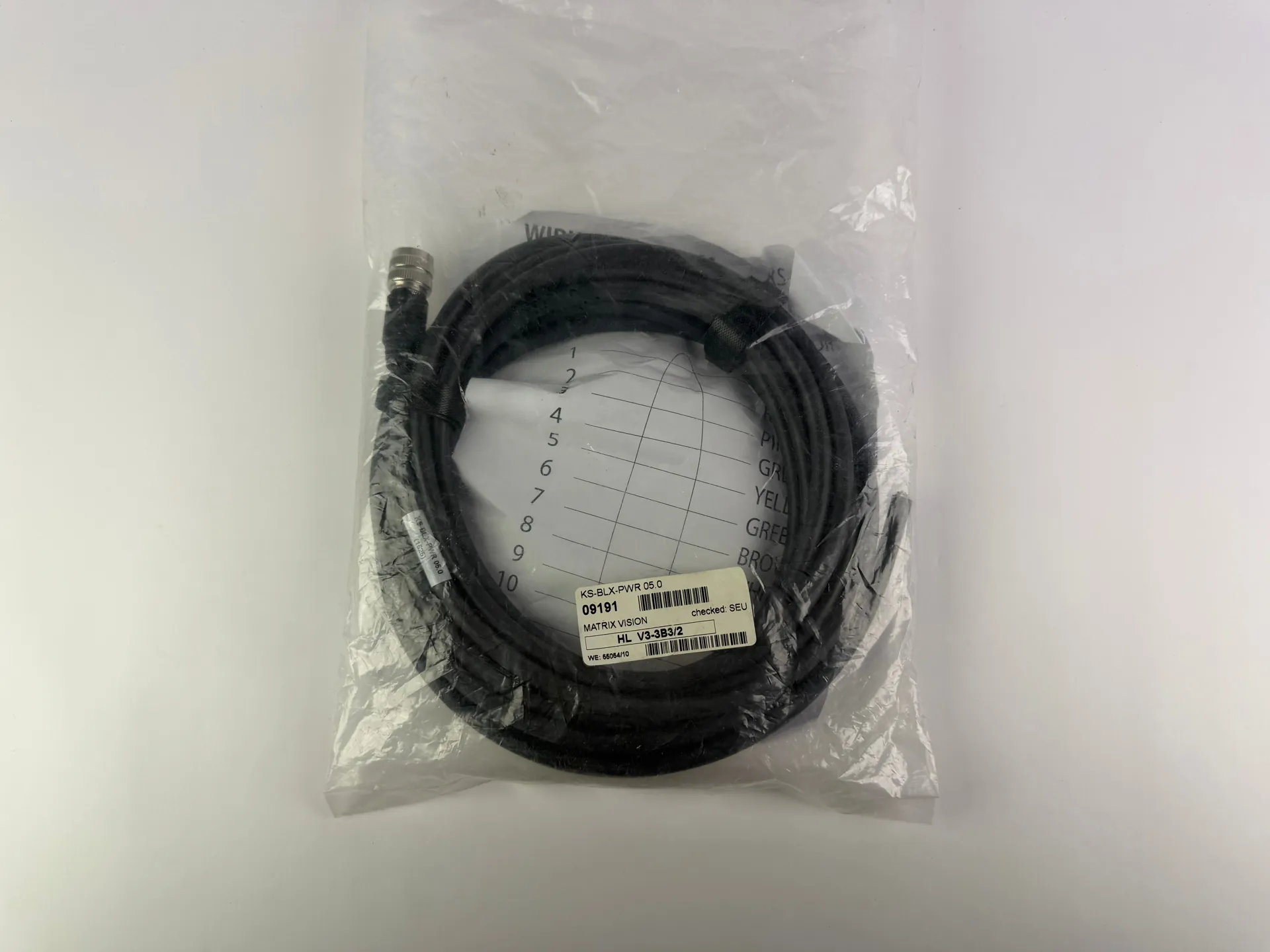 Matrix Vision KS-BLX-PWR 05.0 Power Cable – Brand New – HL V3-3B3/2 - Image 1