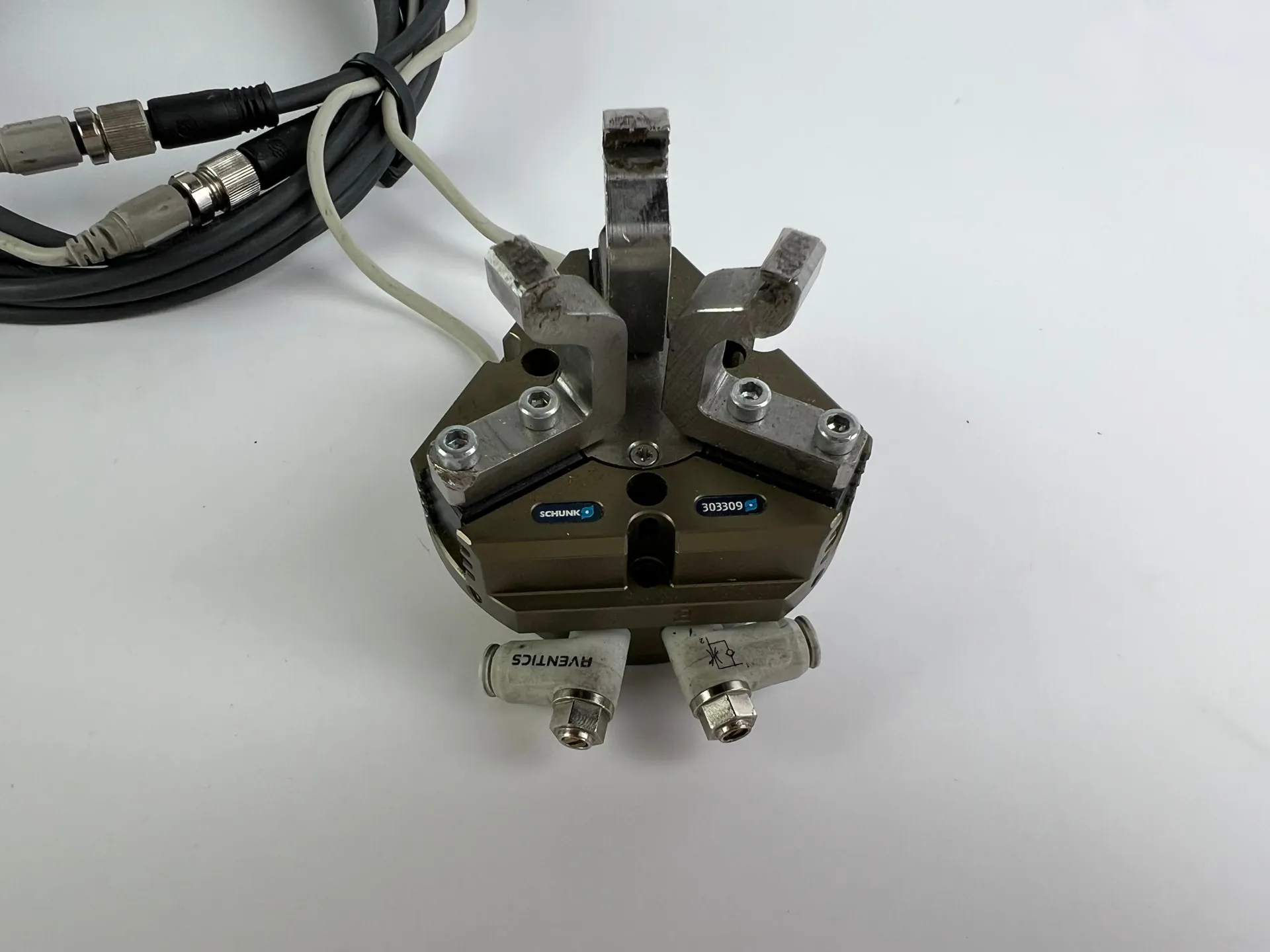 Schunk PZN 50/1 Pneumatic Centric Gripper 303309 355N 4mm + 2 Sensors 240cm - Thumbnail 6