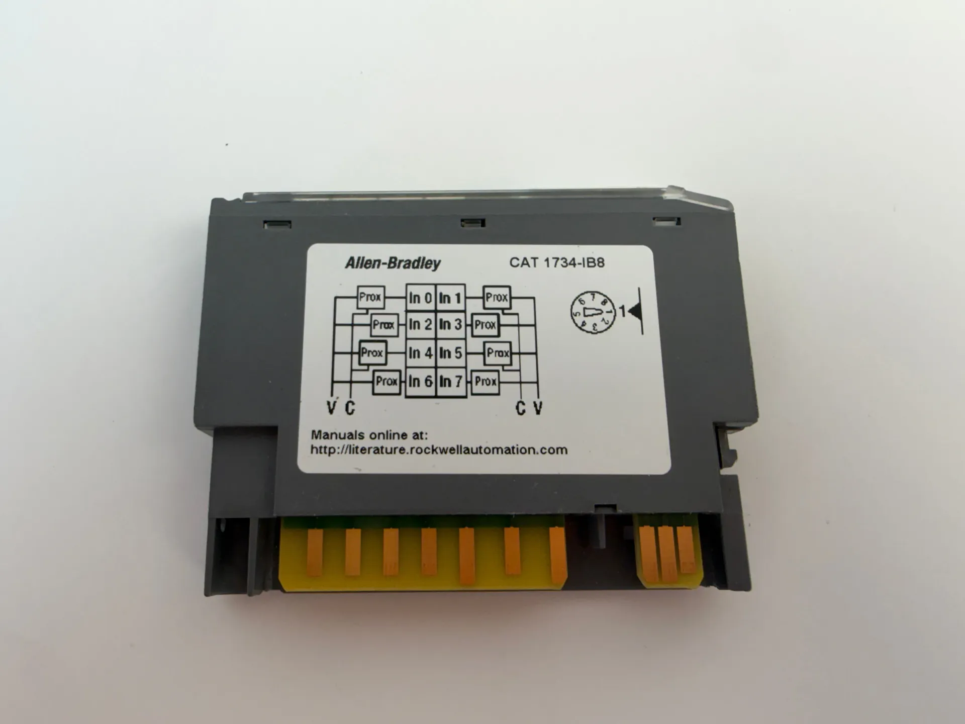 Allen-Bradley 1734-IB8 Series D POINT I/O 8-Point 24V DC Sink Digital Input Module - Image 1