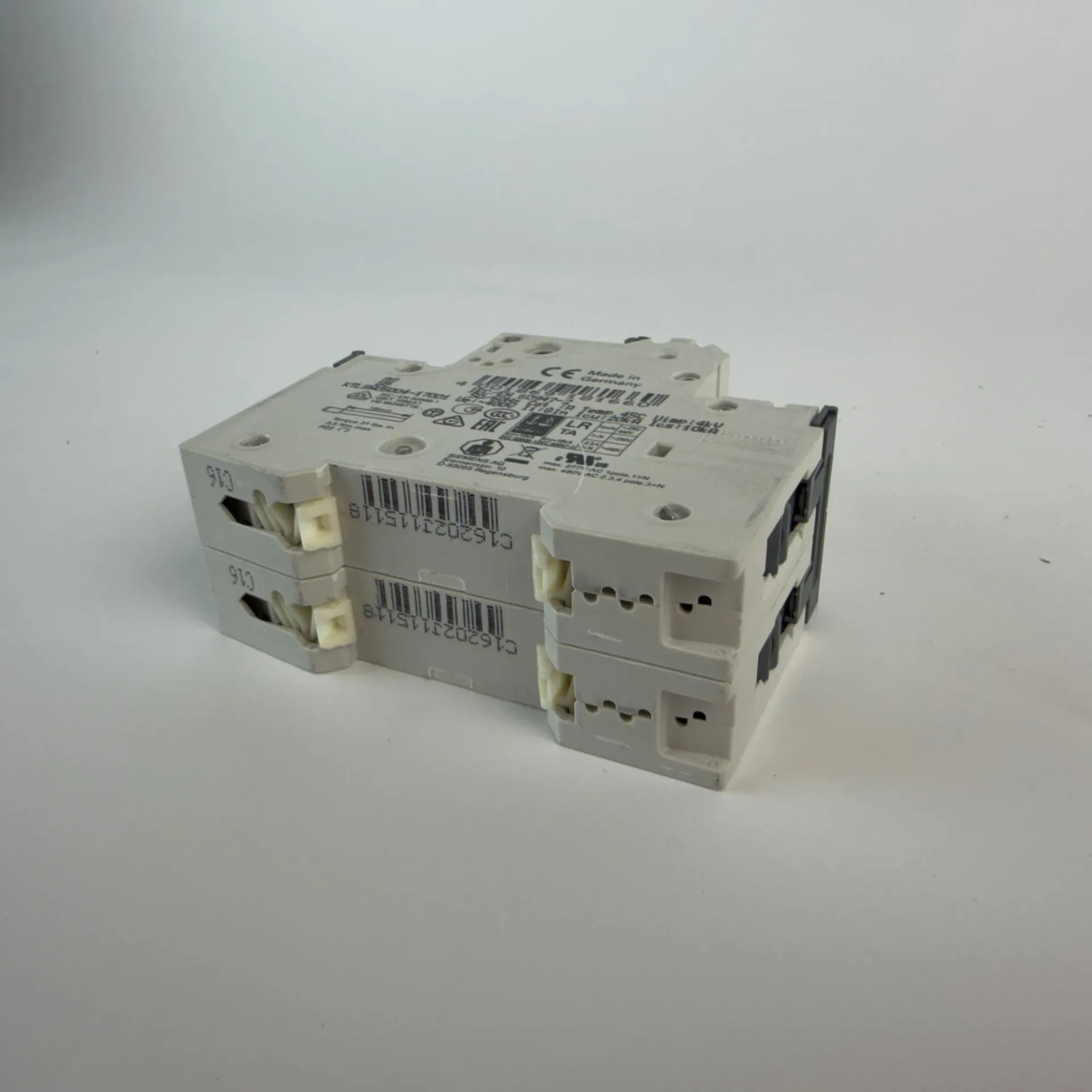 1x Siemens 5SY4216-7 2 Pole MCB C16 16A Circuit Breaker 10kA 400V AC - Thumbnail 4