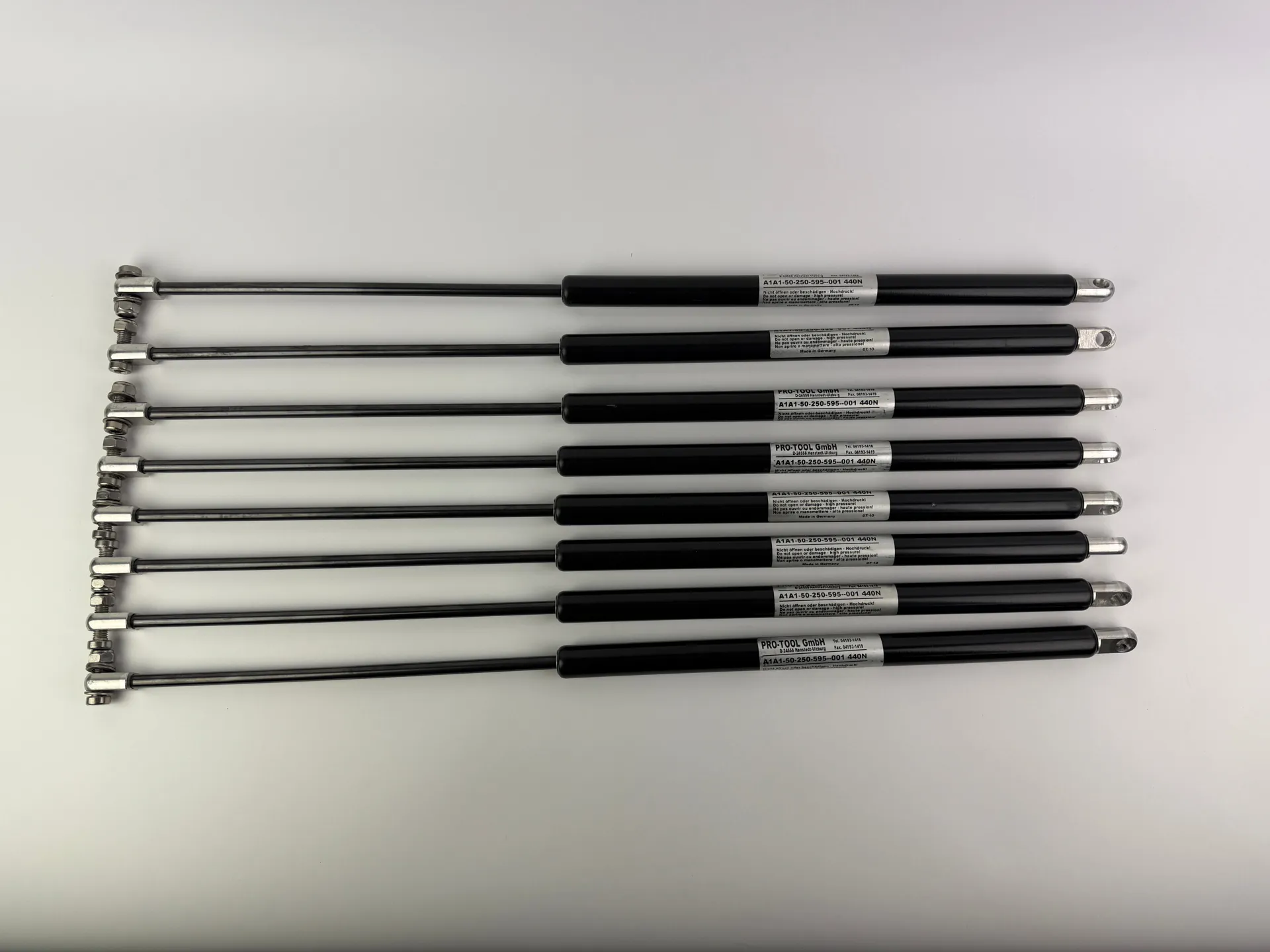 1x PRO-TOOL GmbH Gas Spring A1A1-50-250-595-001 – 440N - Thumbnail 8