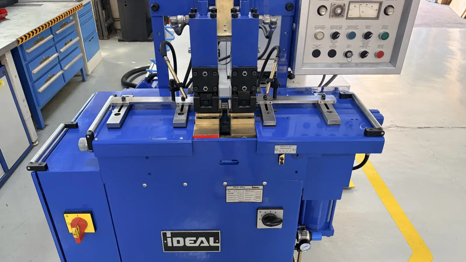 iDEAL BAS 120 Band Saw Blade Welder, Blades 25-120 mm, Hydraulic Clamping - Thumbnail 5