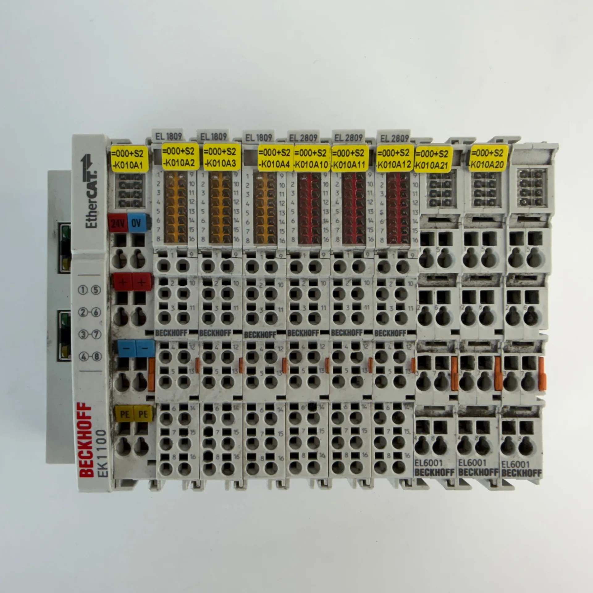 Beckhoff EK1100 EtherCAT Coupler w/ 3x EL1809 3x EL2809 3x EL6001 I/O - Thumbnail 4