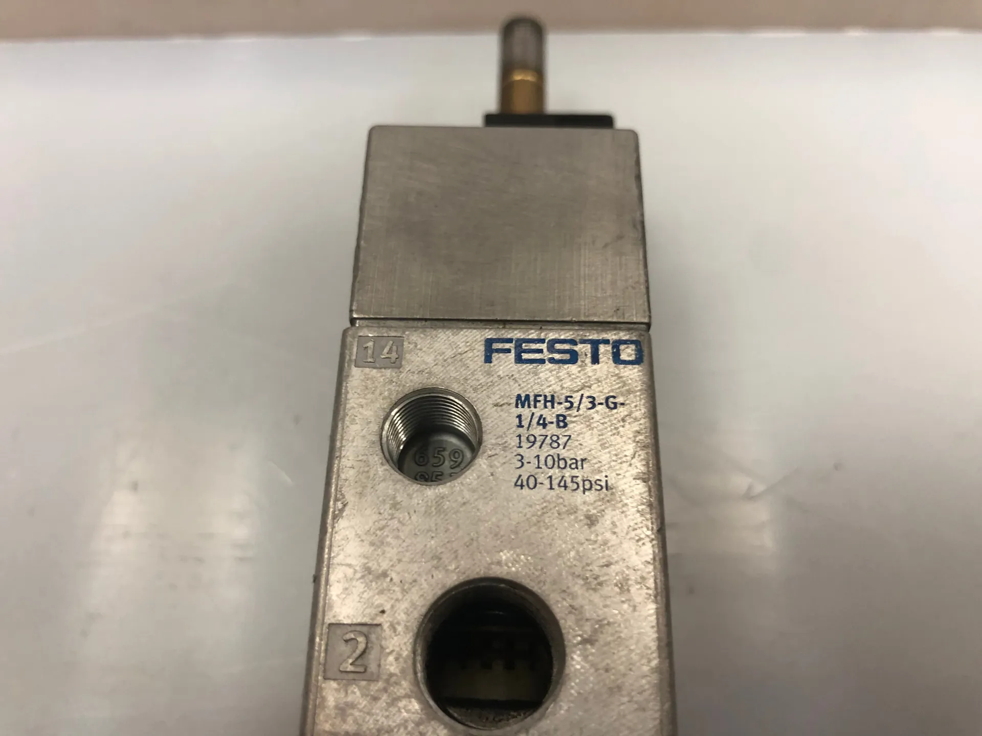Festo MFH-5/3-G-1/4-B Solenoid Valve MFH Series 5/3 Way 1/4" Port - Thumbnail 3