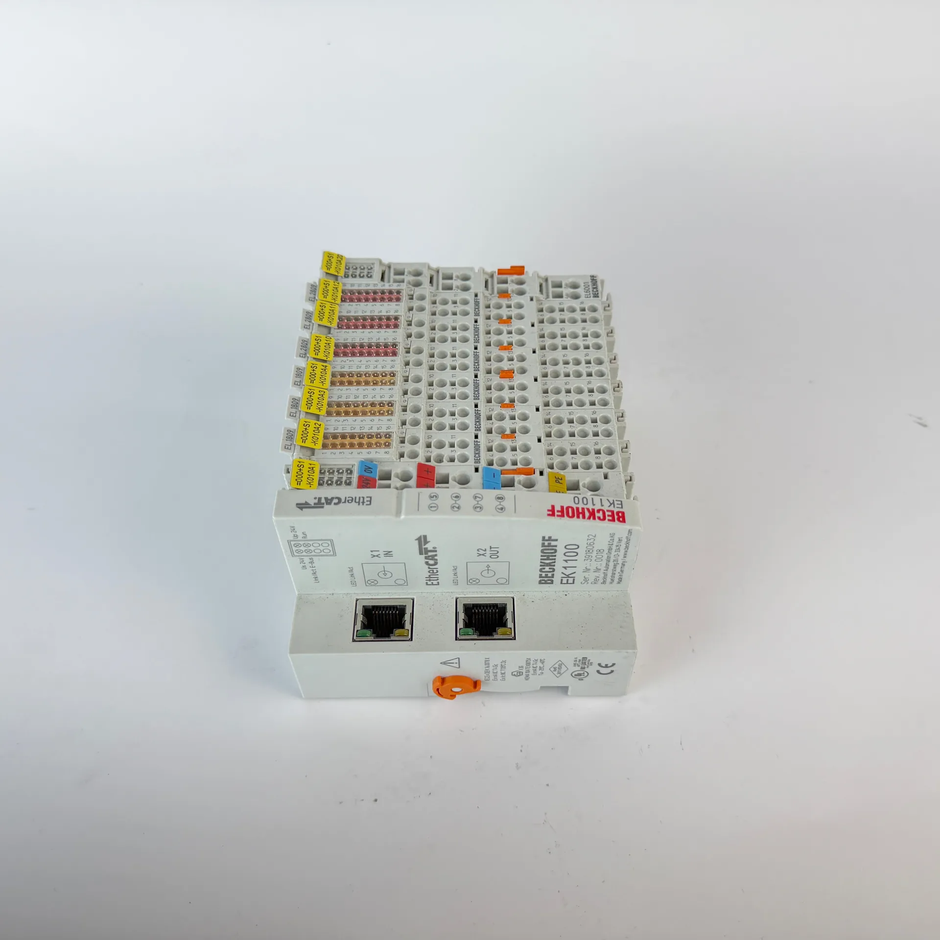 Beckhoff EK1100 EtherCAT Coupler w/ 3x EL1809 3x EL2809 I/O Modules - Thumbnail 3