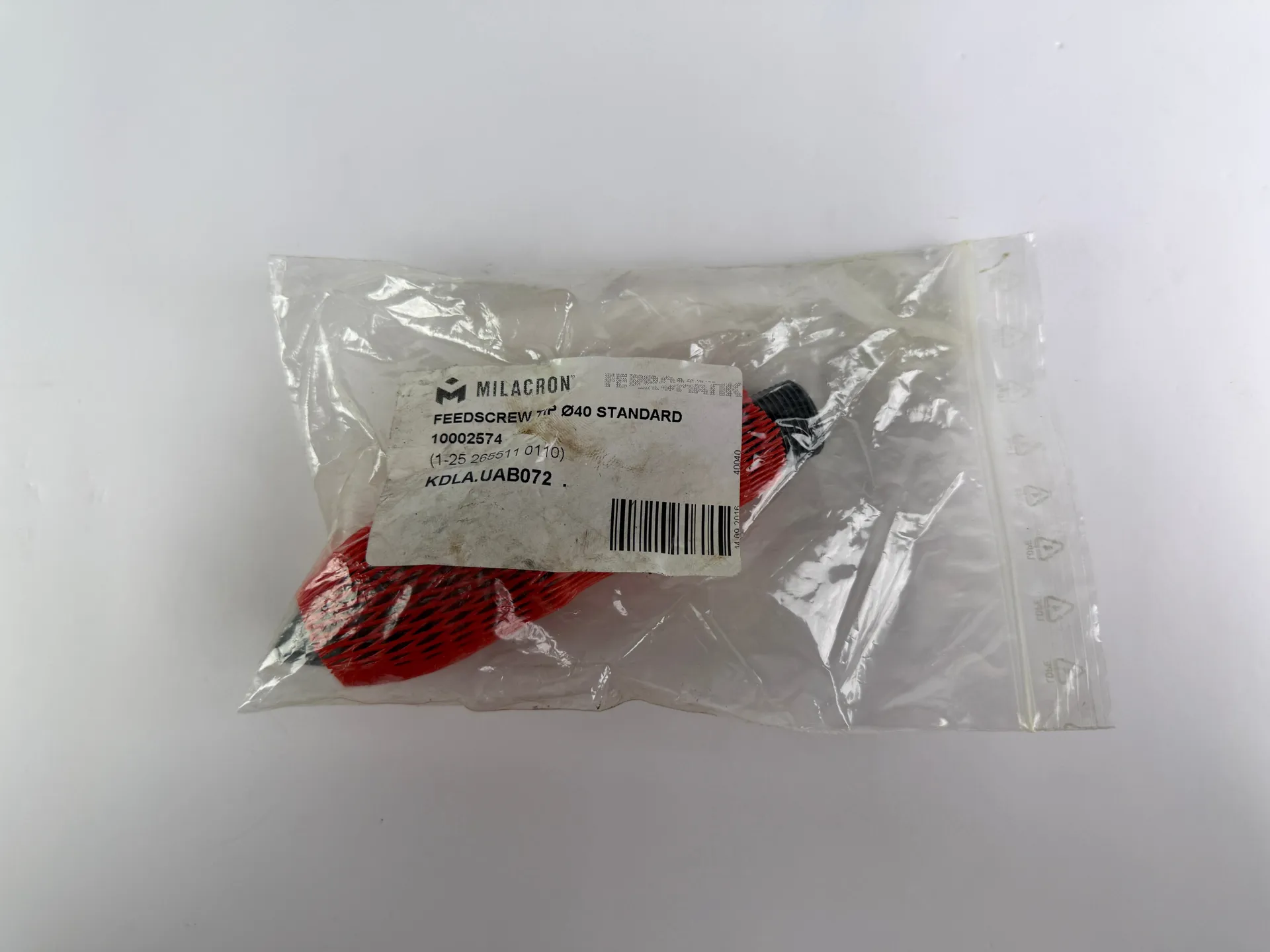 Feedscrew Tip fi 40 Standard for Injection Molding Machine – Milacron Ferromatik – 10002574