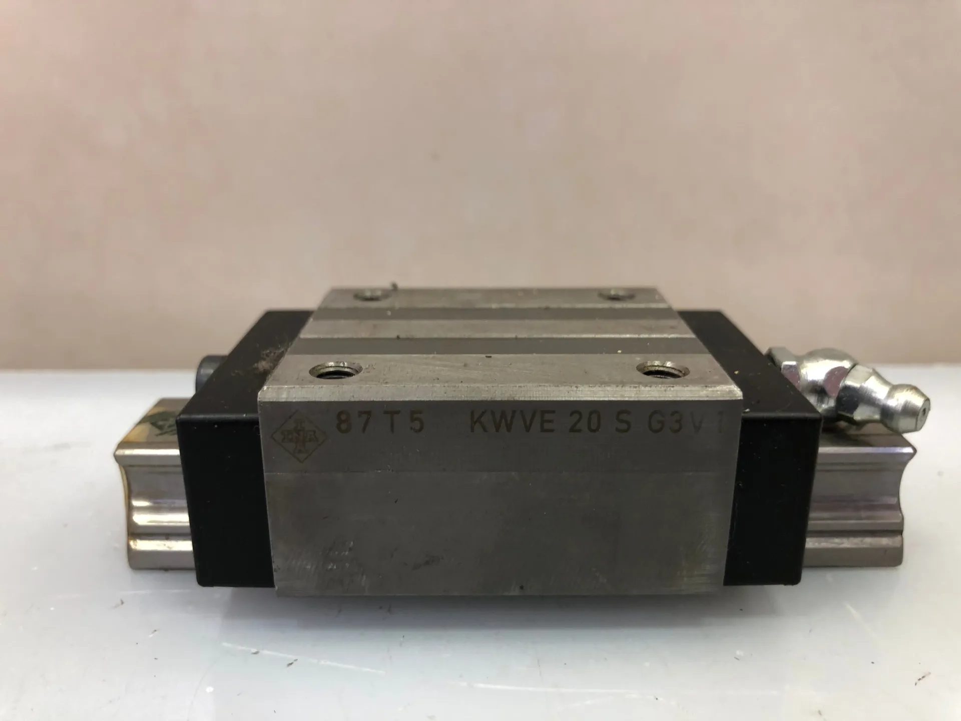1x INA 87T5 KWVE20-S-G3V1 Linear Guide Block with 100mm Rail – KWVE 20S G3V1 - Image 1