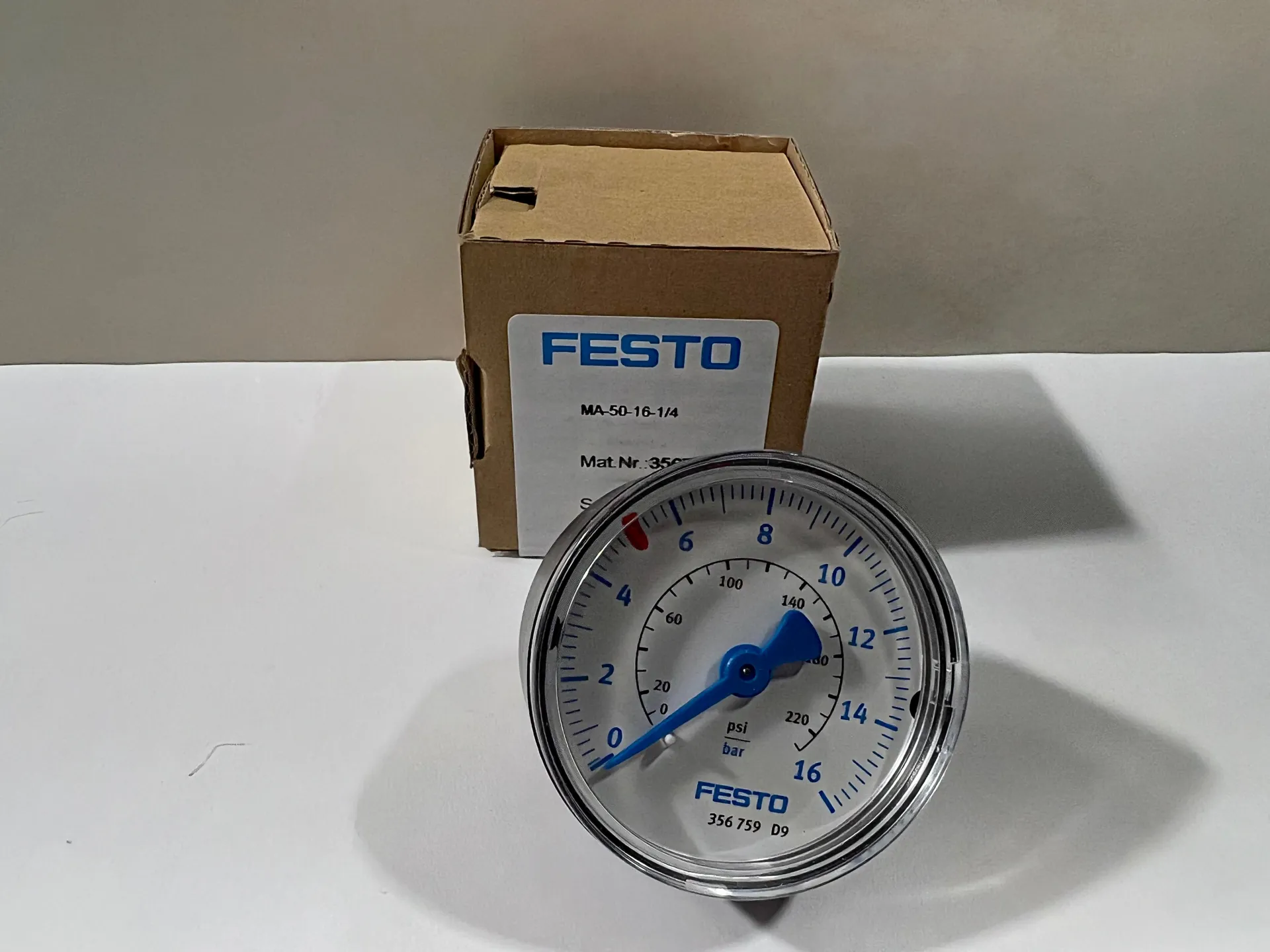Festo MA-50-16-1/4 356759 – Pressure Gauge - Thumbnail 2