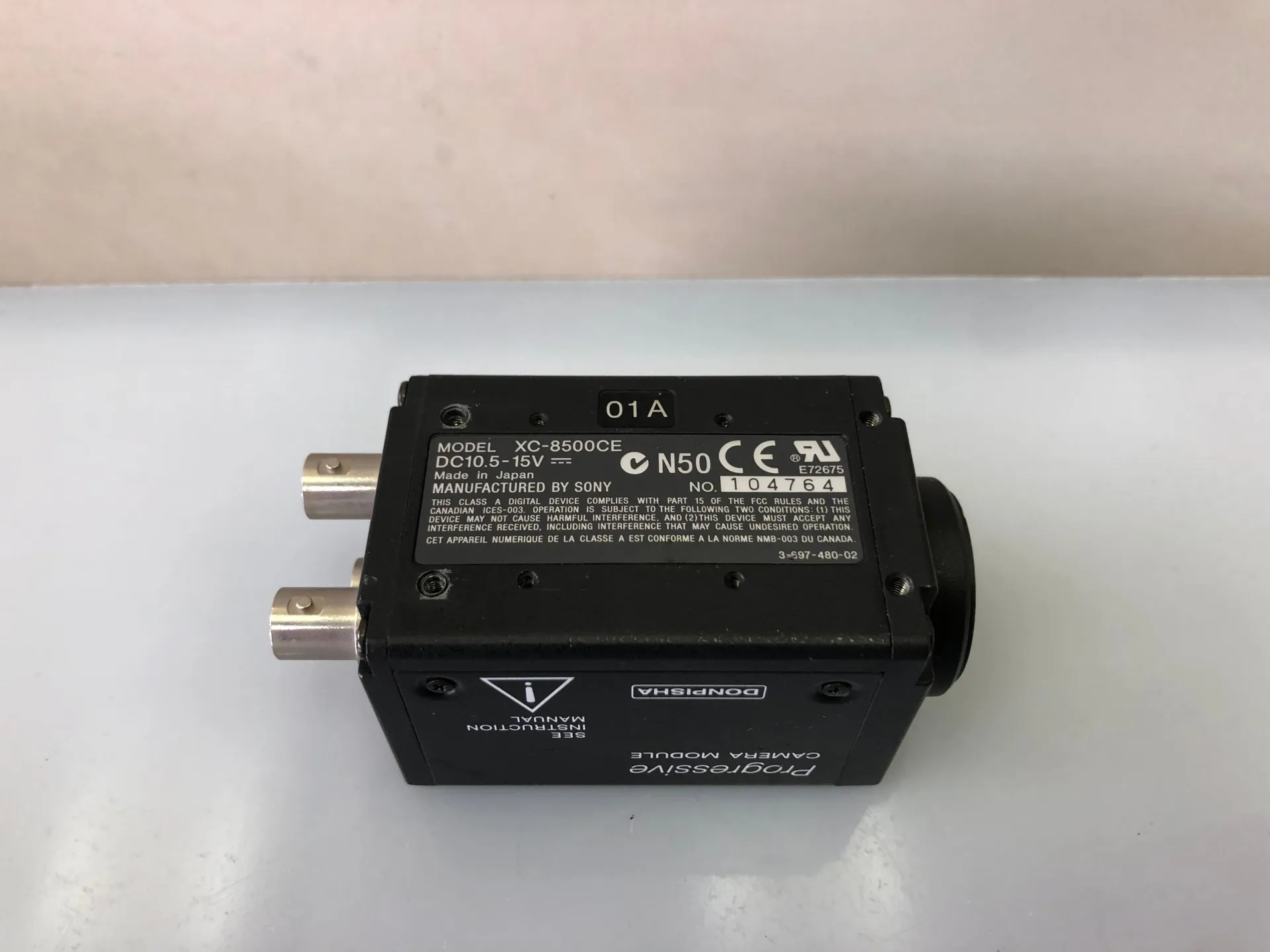 SONY XC-8500CE Monochrome CCD Video Camera – CCIR, C-Mount - Thumbnail 4