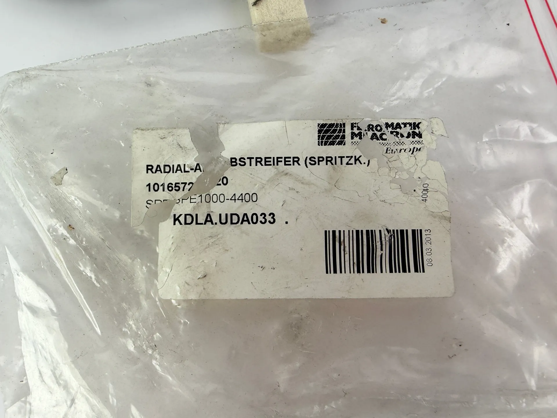 Ferromatik Milacron Radial Abstreifer 10165720 Injection Molding Scraper - Thumbnail 5