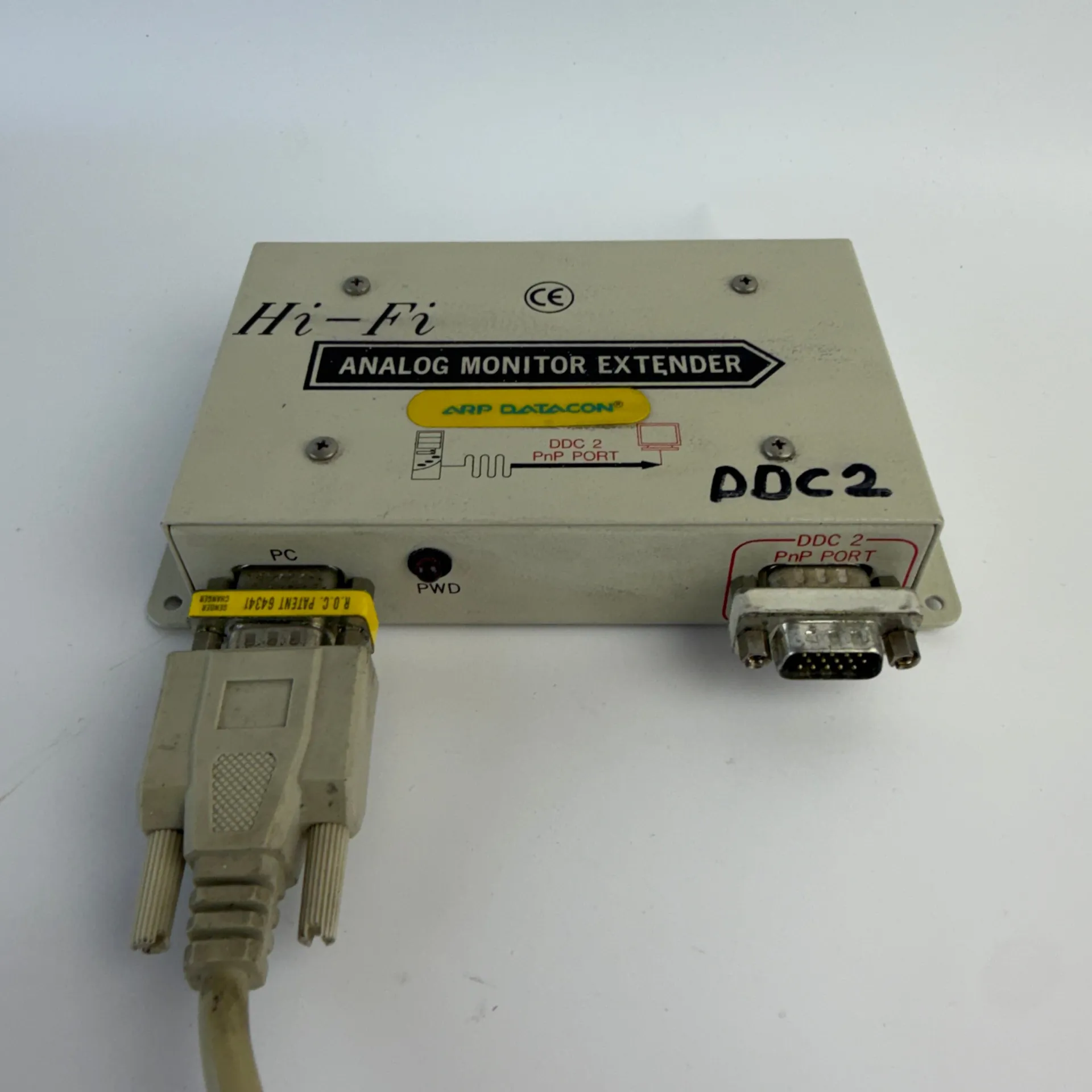 ARP Datacon Hi-Fi Analog Monitor Extender DDC 2 PnP Port 12.5V DC - Thumbnail 3