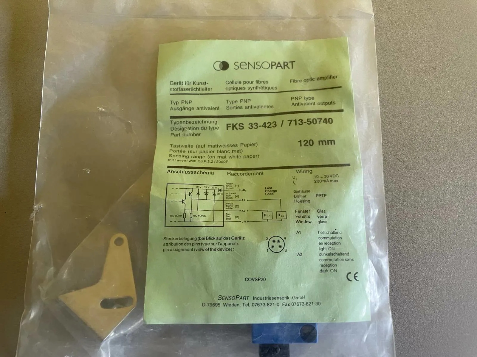Sensopart FKS 33-423 Sensor - Thumbnail 3