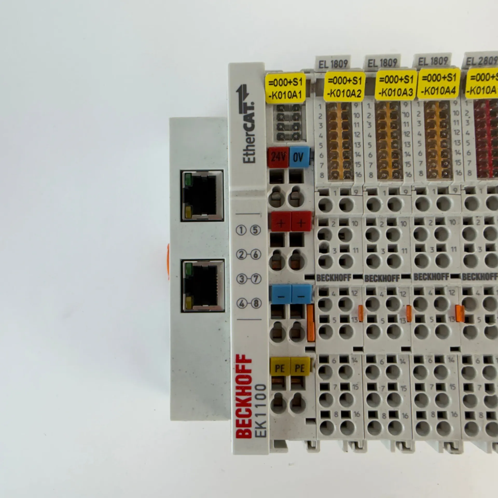 Beckhoff EK1100 EtherCAT Coupler w/ 3x EL1809 3x EL2809 I/O Modules - Thumbnail 8