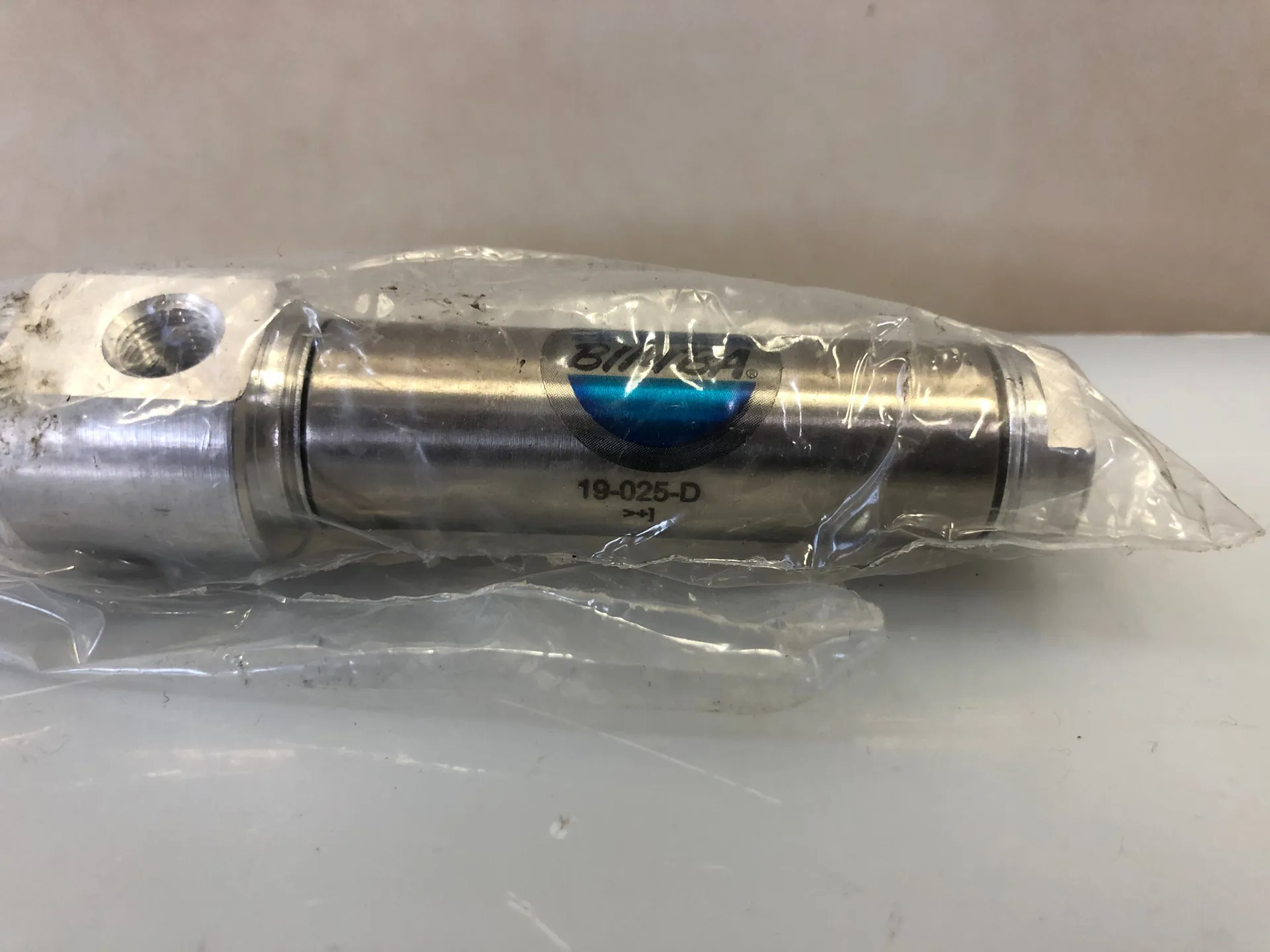 NEW Bimba 19-025-D Pneumatic Cylinder Double Acting - Image 1