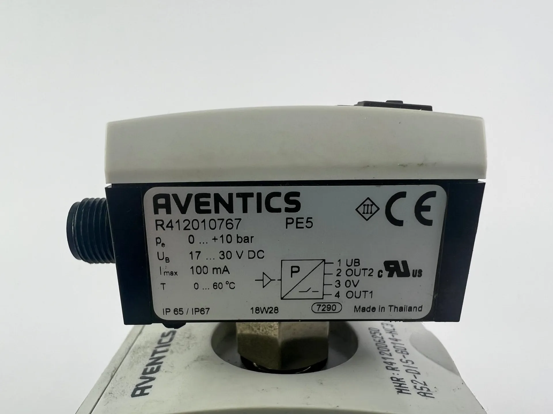 Aventics R412006256 R412006175 R412006380 R412006272 R412006250 + R412010767 Pressure Regulating Valves + 2 Cables 1,5m long - Thumbnail 9