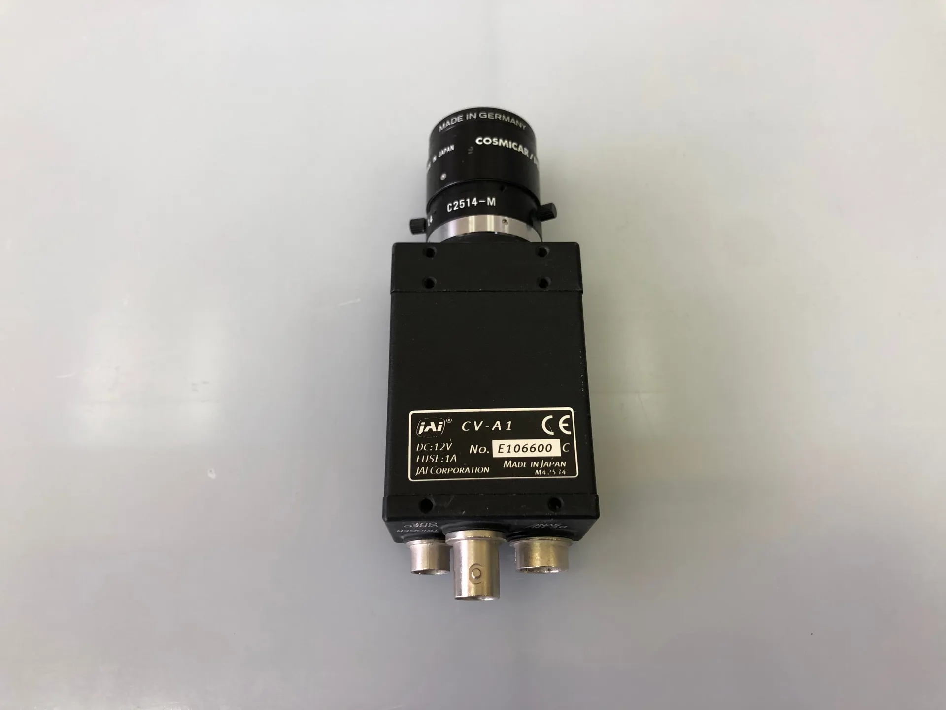 JAI CV-A1 CCD Video Camera Module with Cosmicar 25mm f/1.4 Lens - Thumbnail 4