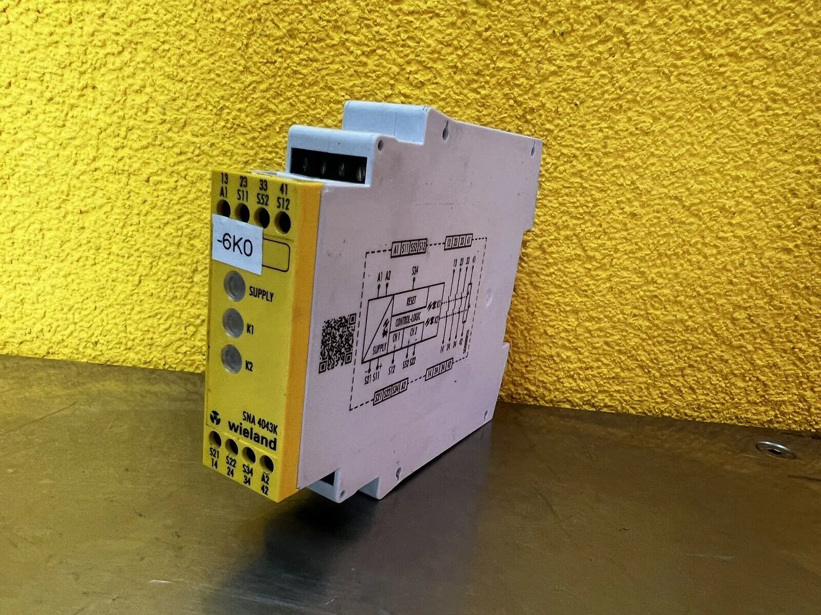 Wieland SNA 4043K Safety Relay – 24V AC, 50/60Hz, Emergency Stop / Safety Control