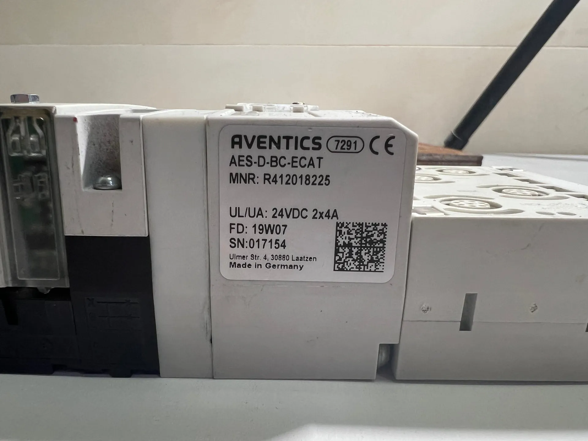 Aventics R412018225 EtherCAT AES-D-BC-ECAT Air Valve Island Module - Thumbnail 2