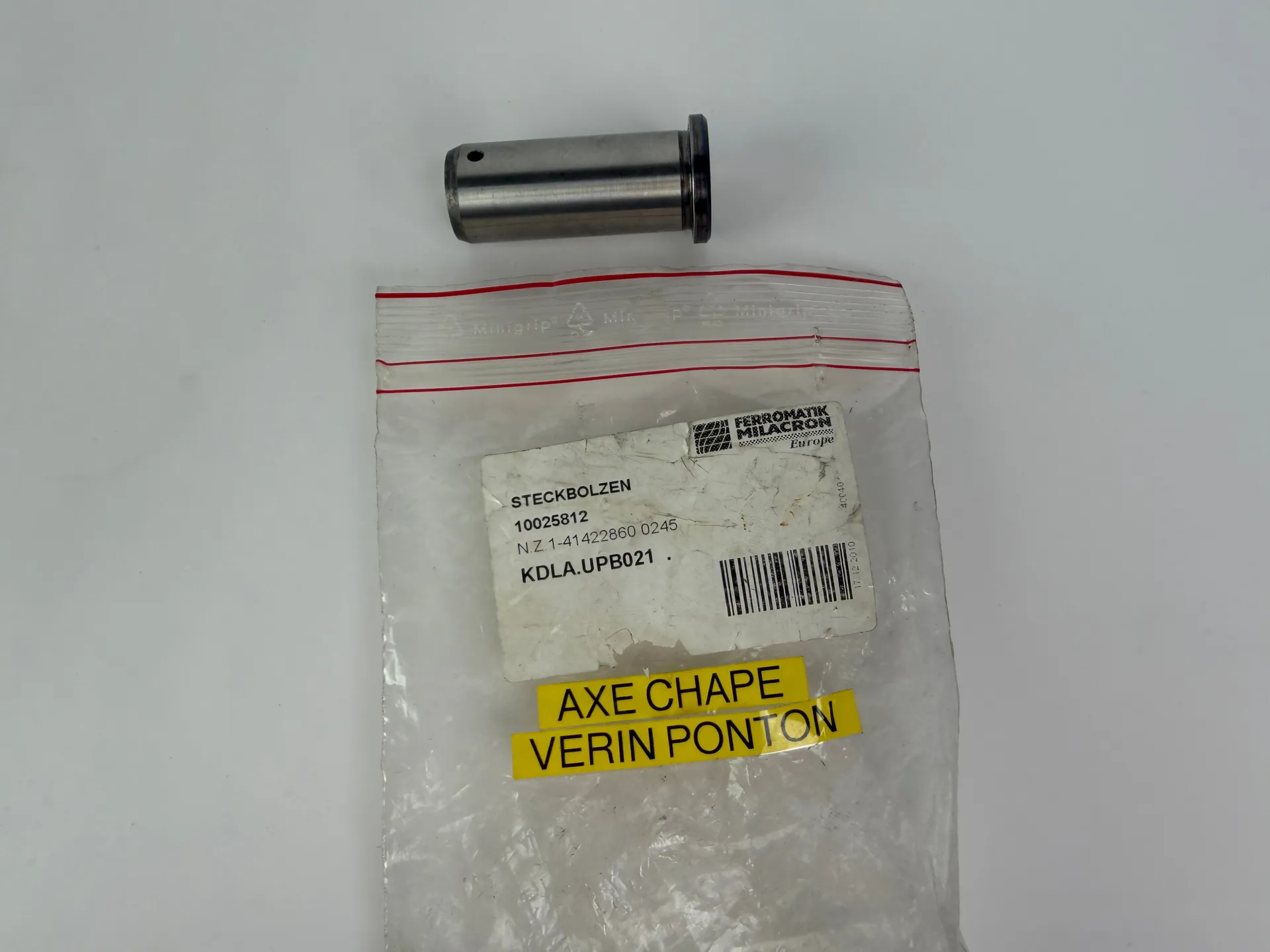 Ferromatik Milacron Steckbolzen 10025812 Locking Pin 1-41422860 - Thumbnail 5