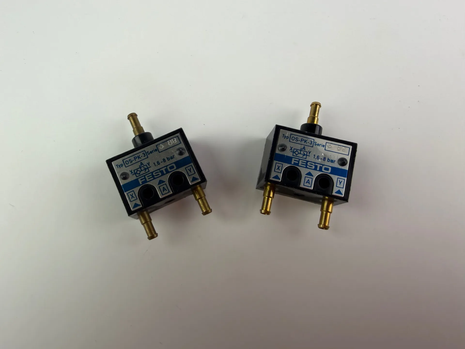 Festo OS-PK-3 Pneumatic OR Gate Valve – Lot of 2 - Image 1