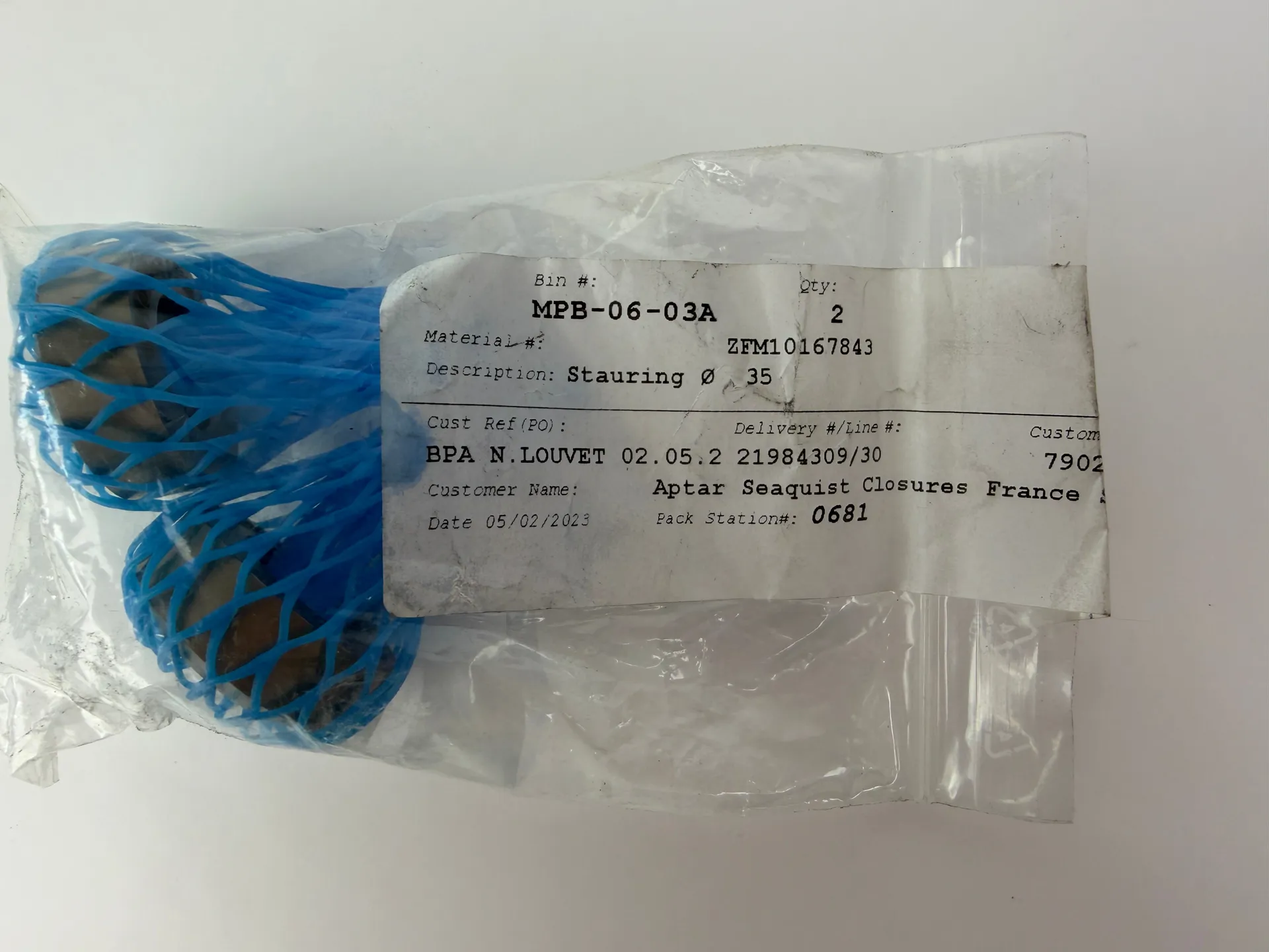 2x Stauring Ø35 Screw Tip Ring 10167843 Injection Molding Machine Schneckenspitze - Thumbnail 3
