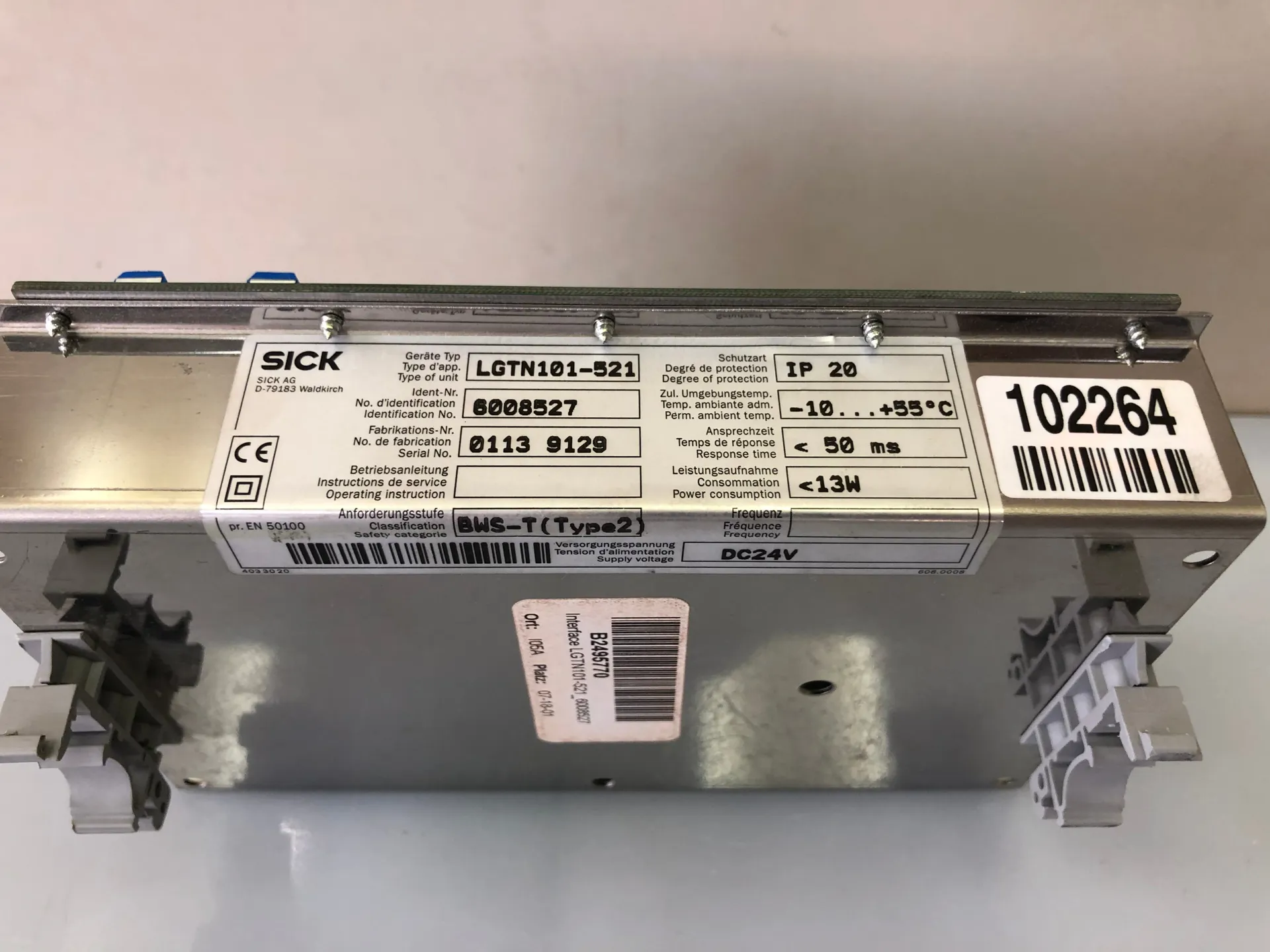 SICK LGTN101-521 Optoelectronic Control Unit - Thumbnail 3