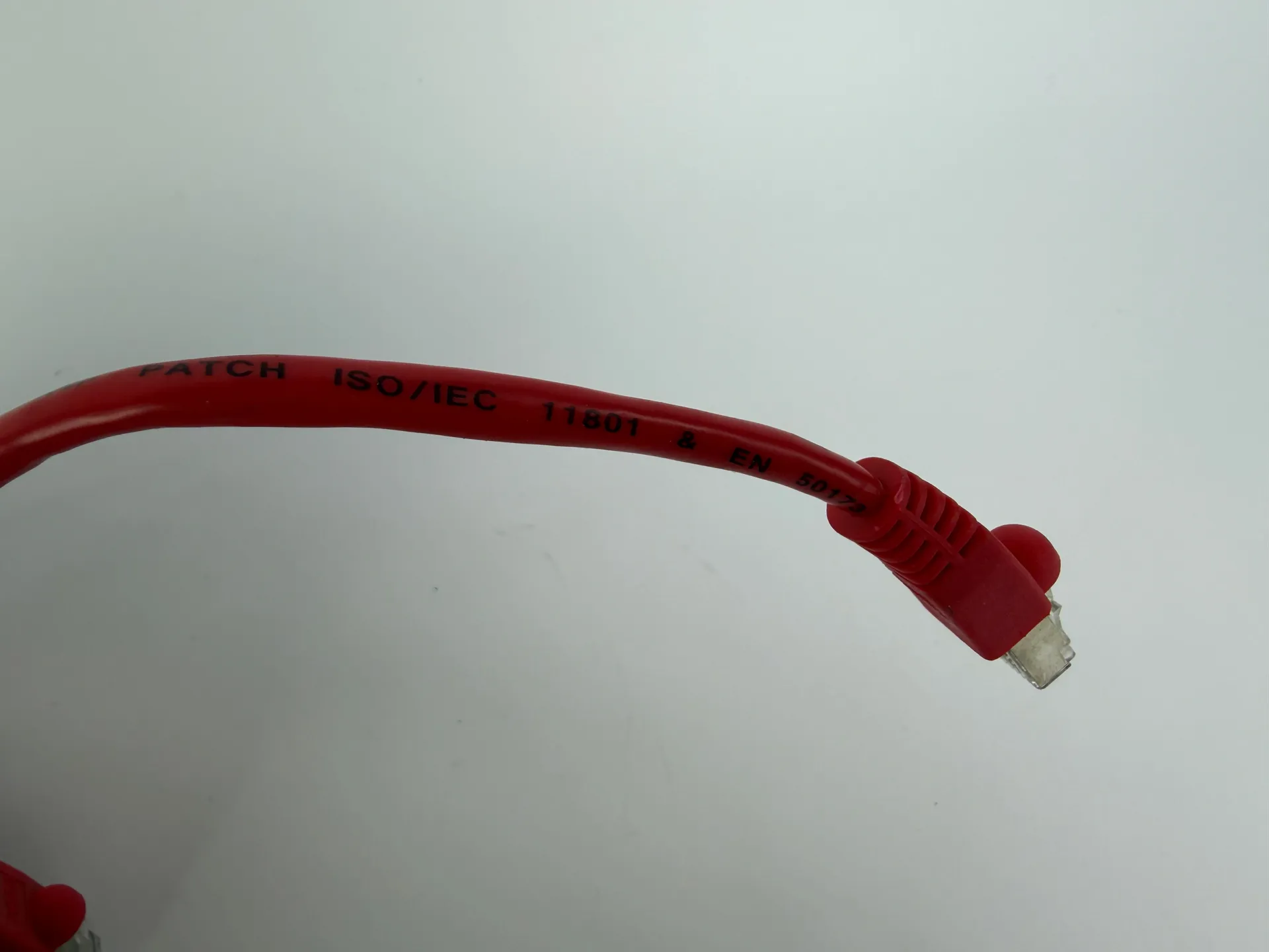 1x Inline CAT5e SFTP Ethernet Patch Cable 0.25m RJ45 Shielded 26AWG Red 300MHz - Thumbnail 7