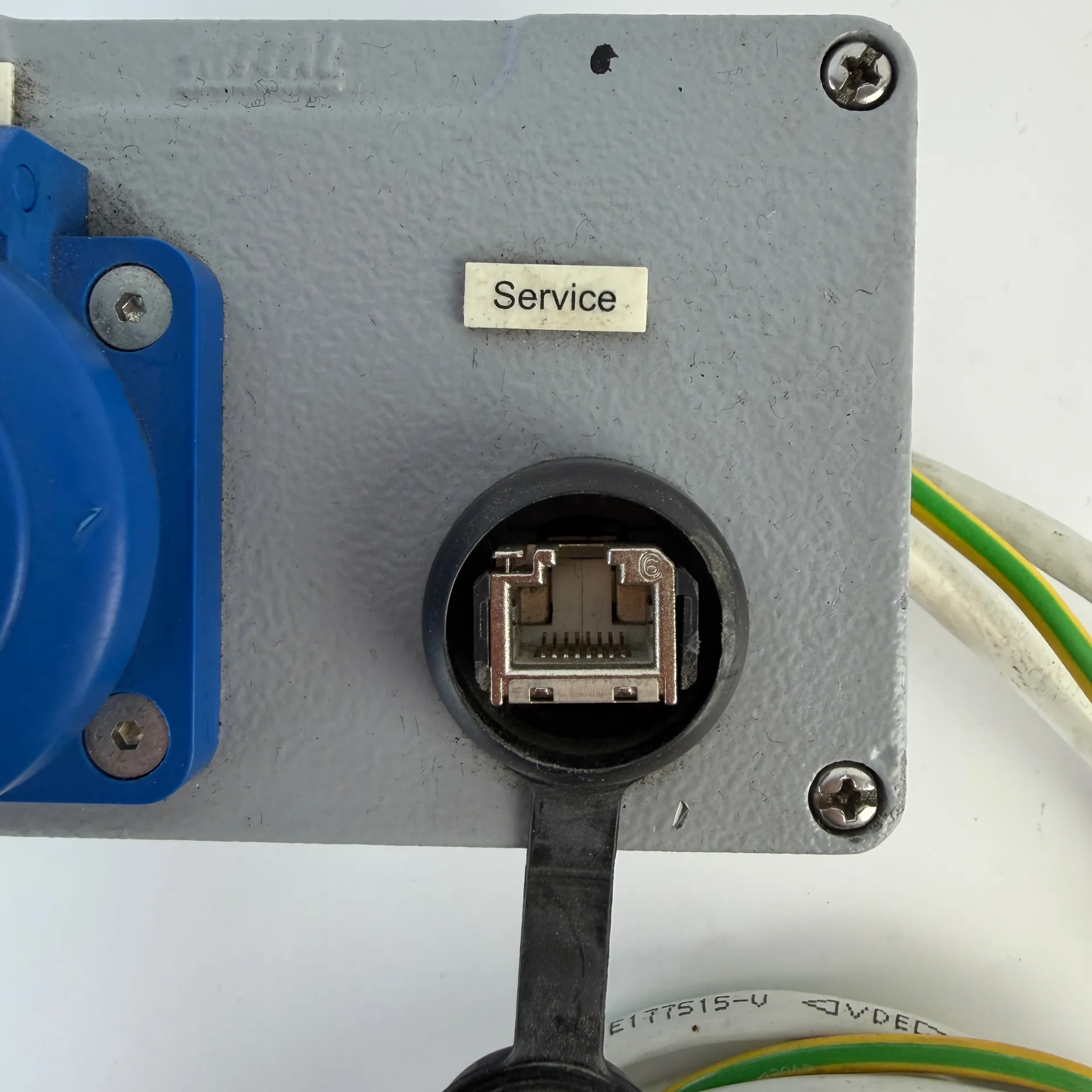 Rittal Industrial Service Connection Box with 16A 250V Socket & RJ45 Ethernet Port - Thumbnail 4