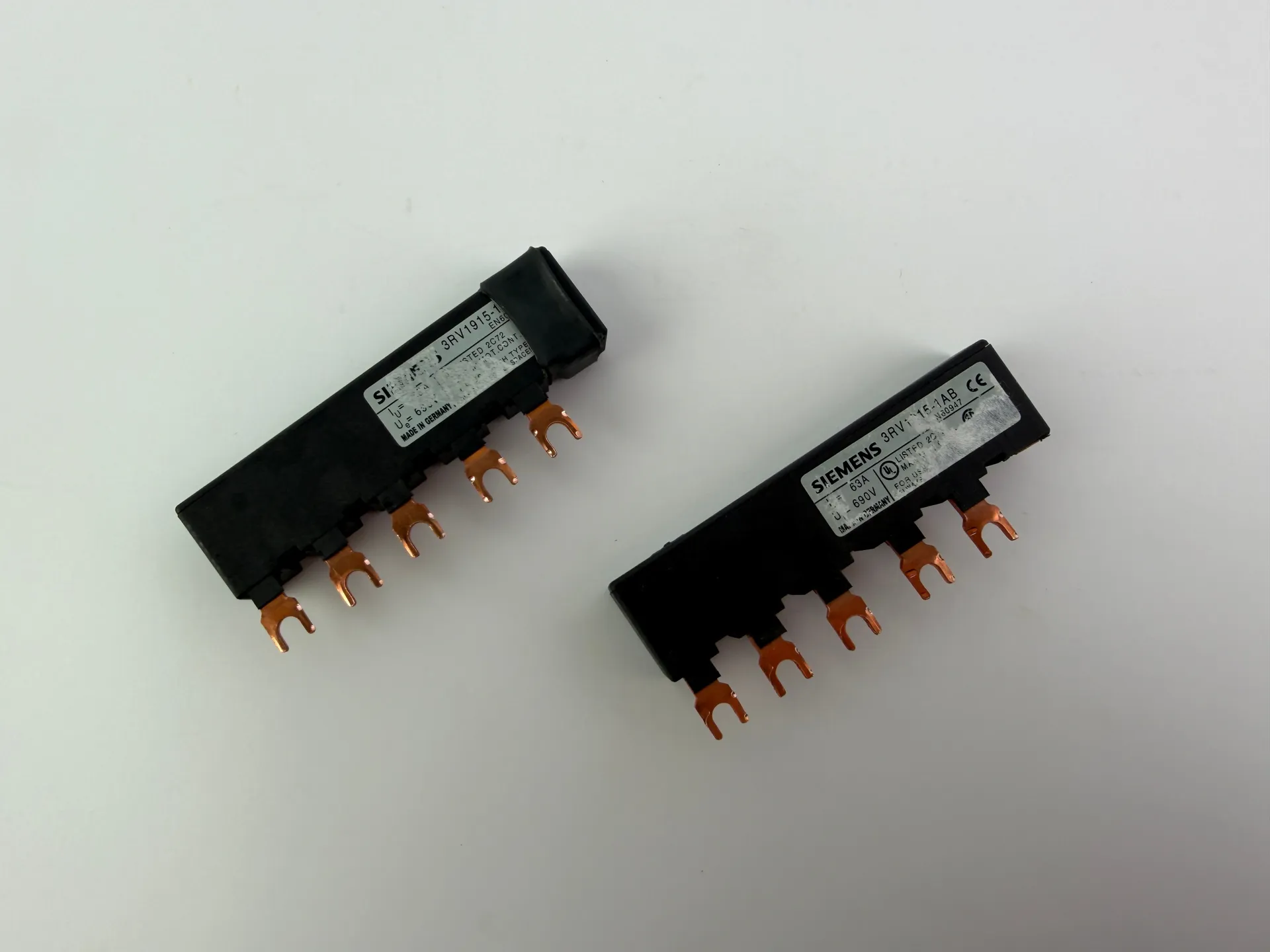2x pieces Siemens 3RV1915-1AB Busbar - Thumbnail 3