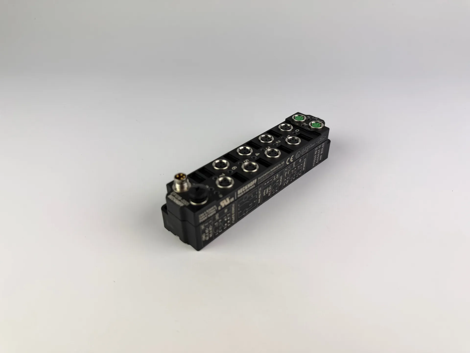 1x Beckhoff EP1018-0001 EtherCAT Box 8-Channel Digital Input Module IP67 - Image 1