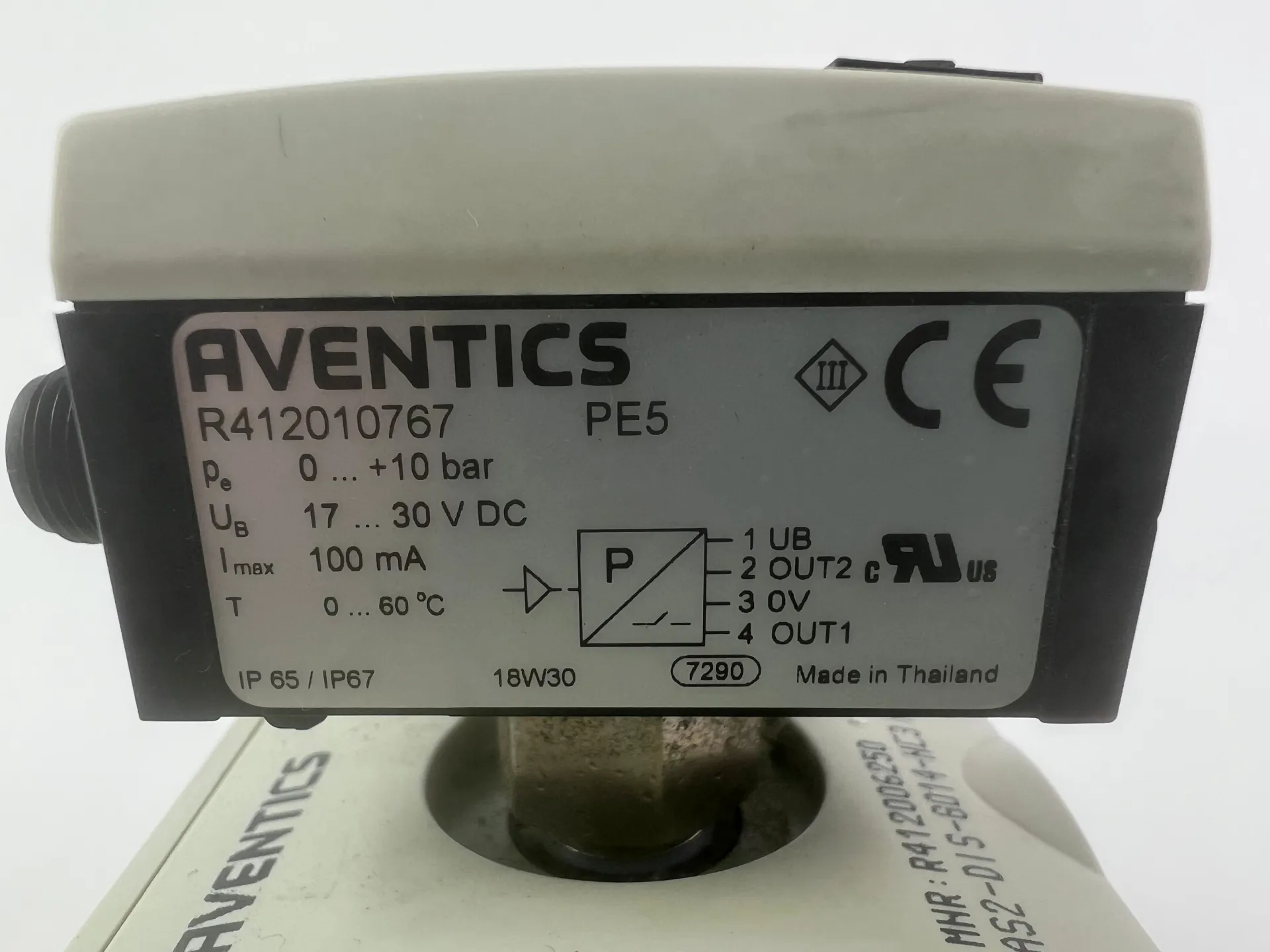 Aventics Pressure Regulating Valves R412006256 R412006175 R412006380 R412006250 + R412010767 + 2x 6,5m Cables - Thumbnail 5