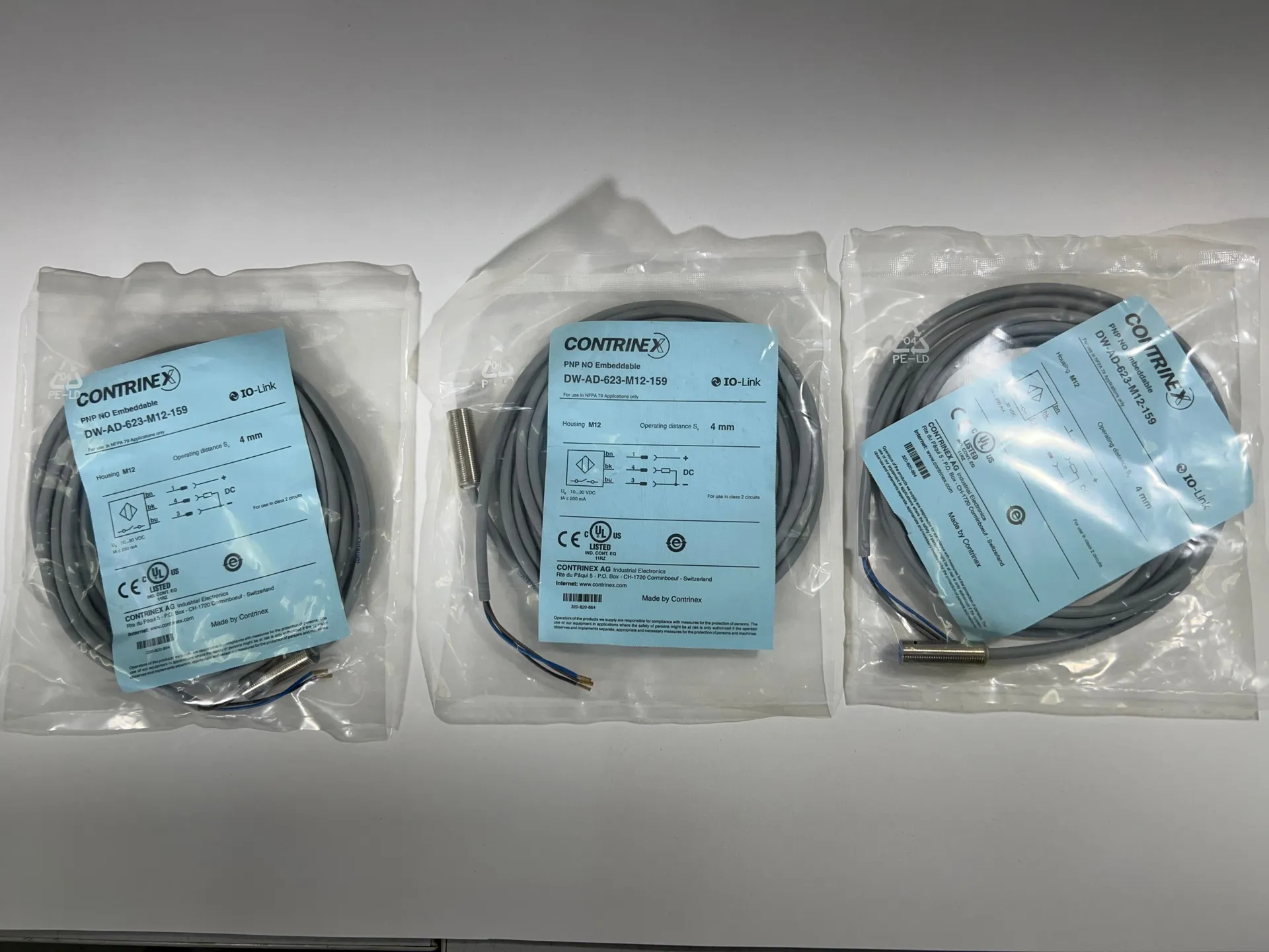 1x Contrinex DW-AD-623-M12-126 Inductive Proximity Sensor – New Original - Thumbnail 2