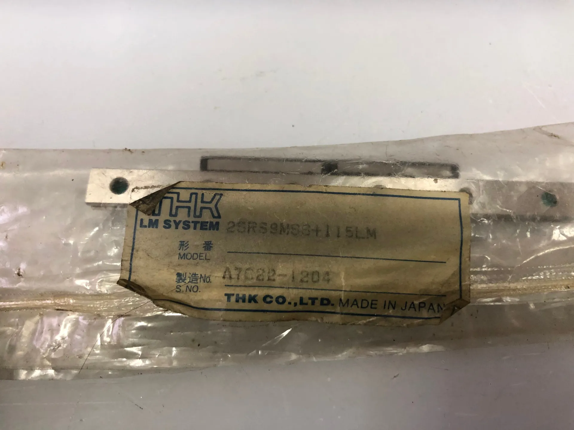 NEW THK 2SRS9MSS+115LM Miniature Linear Guide – 2 Blocks with 115mm Rail