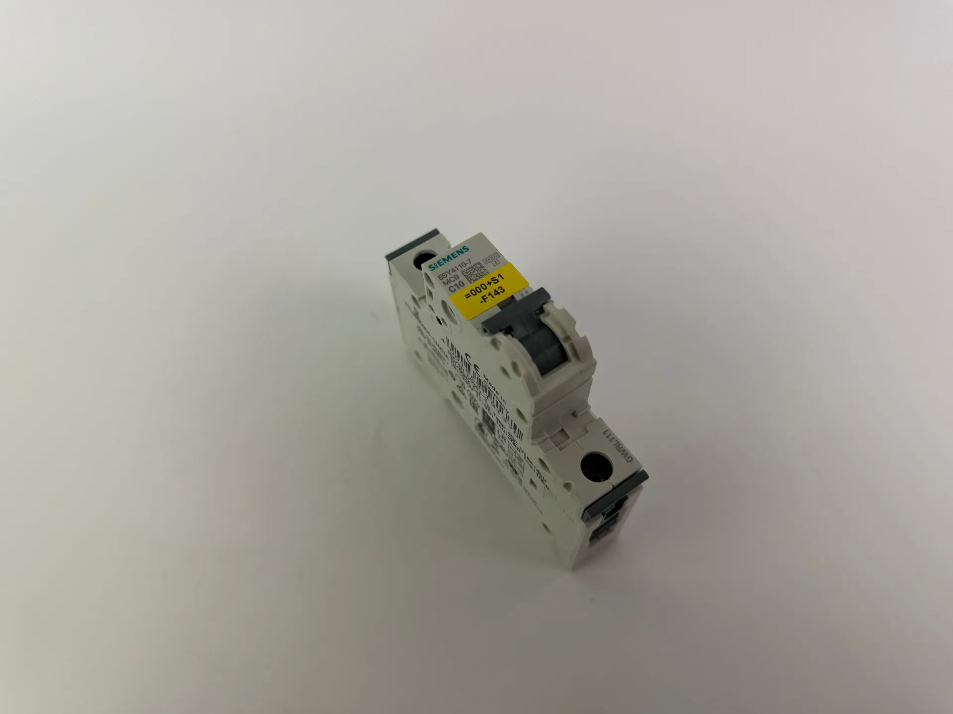 1x Siemens 5SY4110-7 Miniature Circuit Breaker MCB C10 1P 10A 230/400V - Image 1