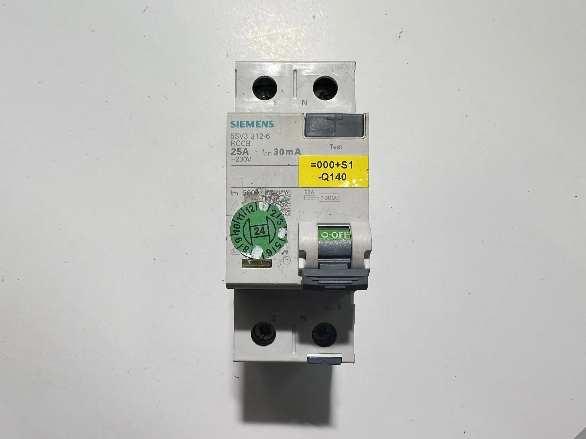 Siemens 5SV3 312-6 Circuit Breaker - Image 1
