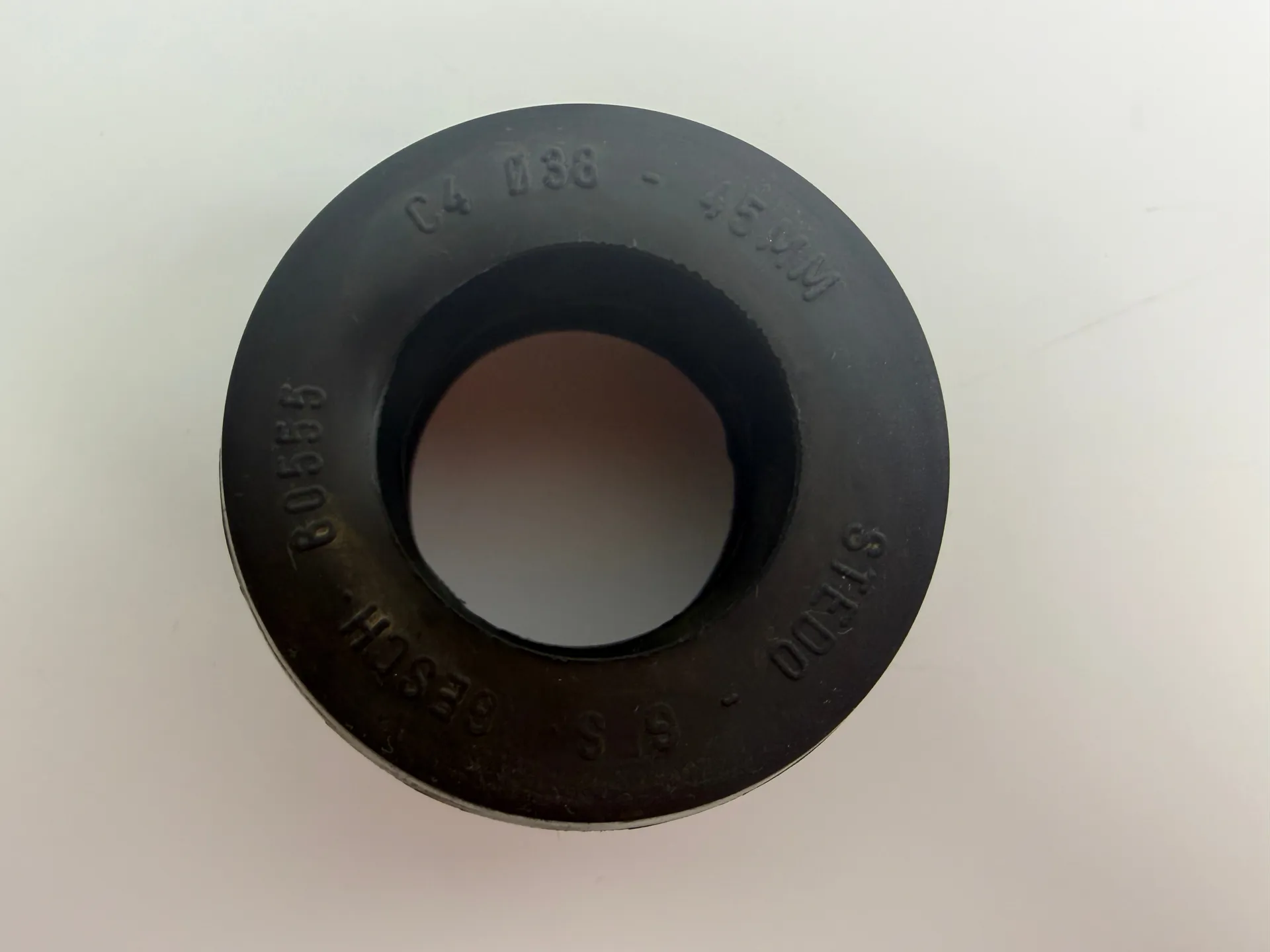 6x STEDO 60555 Euro Rubber Connector Black for Flush Pipe Ø38 mm - Thumbnail 4