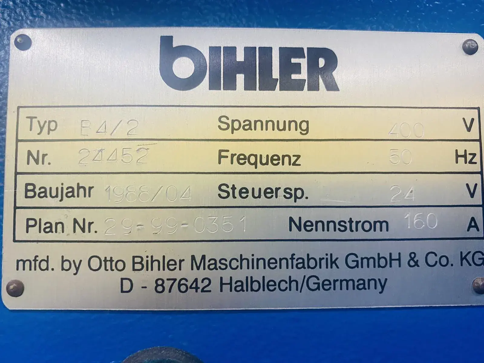 Bihler B4/2 Resistance Welding Control with ET50.6 Welding Head - Thumbnail 5