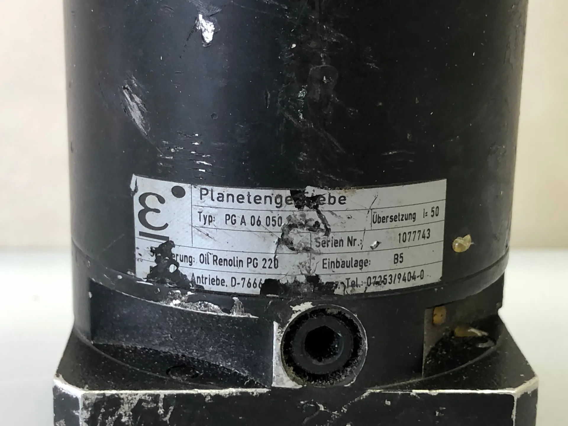 Planetengetriebe PG A 06 050 Gearbox – 50:1 Ratio Planetary Gearbox - Thumbnail 4
