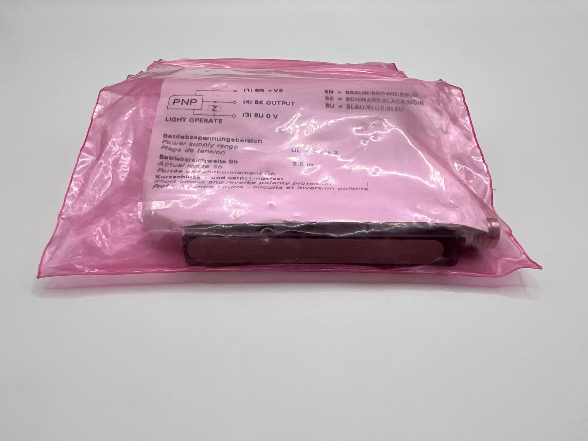 Baumer FEDM 08P1002/S35L Through-Beam Sensor 10–30VDC M8 3-Pin - Thumbnail 3