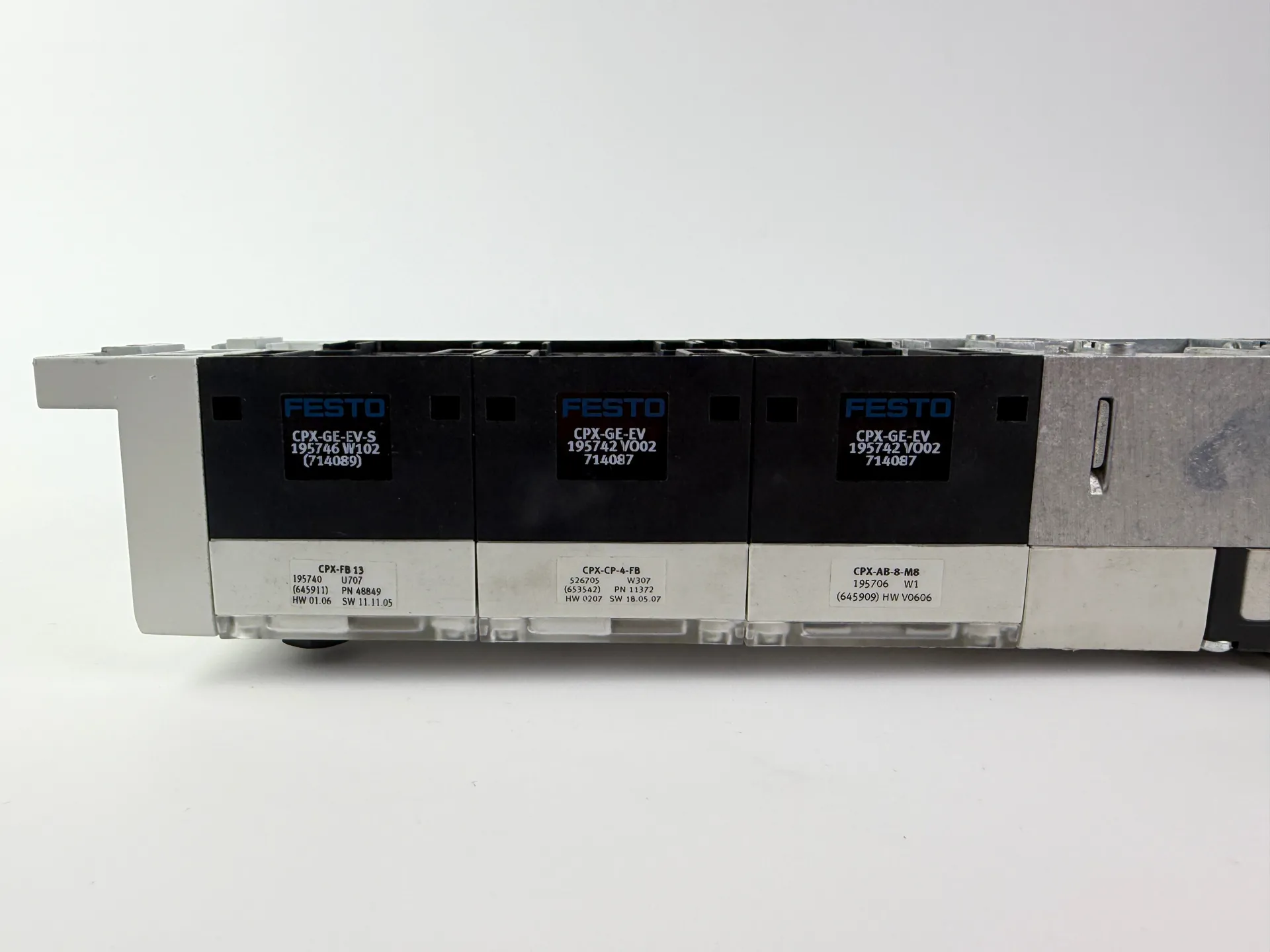 Festo CPX-AB-8-M8 Valve Terminal Assembly MPA1-FB-EMS-8 Pneumatic Valve Manifold - Thumbnail 4