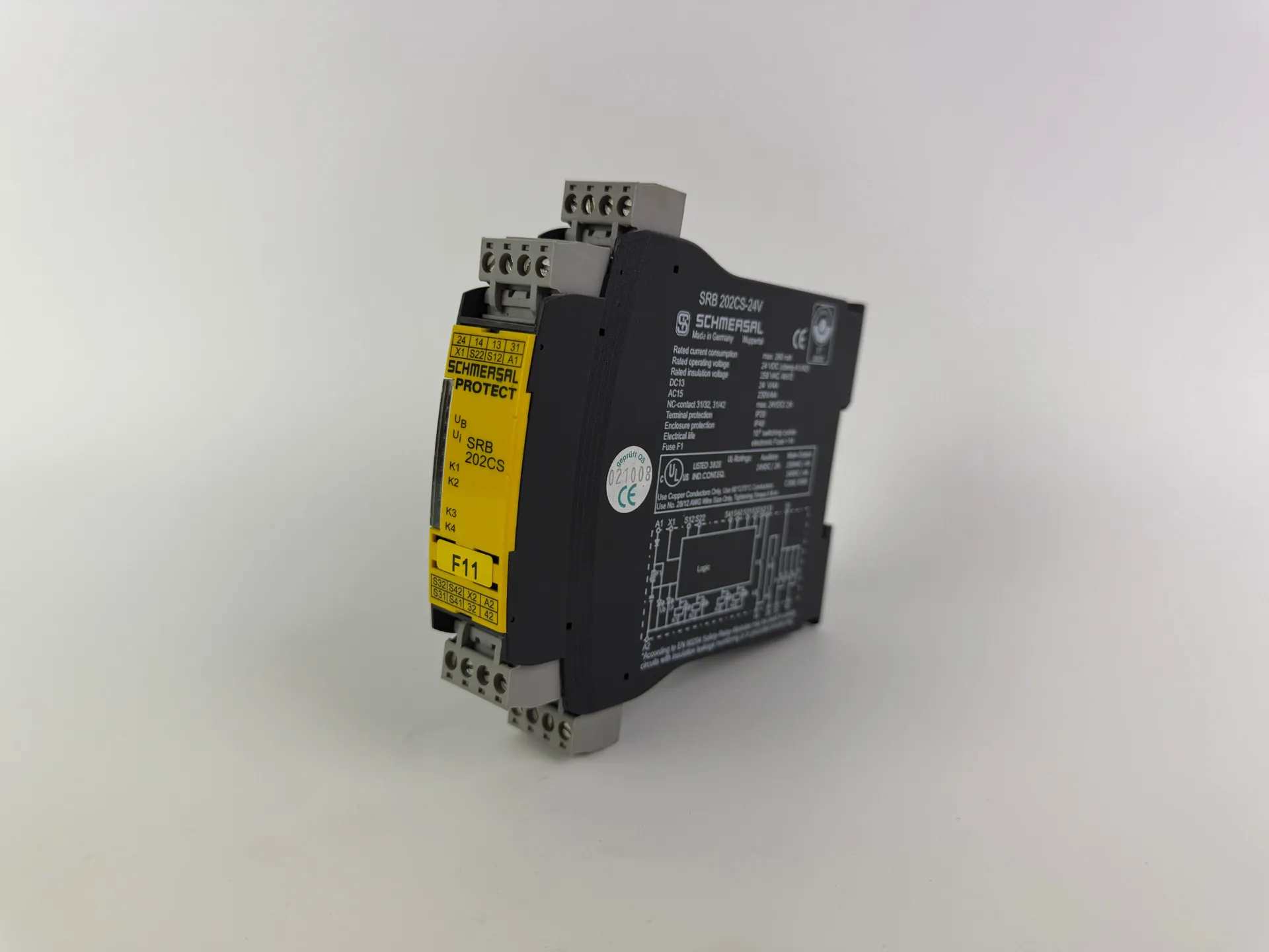 1x Schmersal SRB 202CS-24V Safety Relay 24VDC