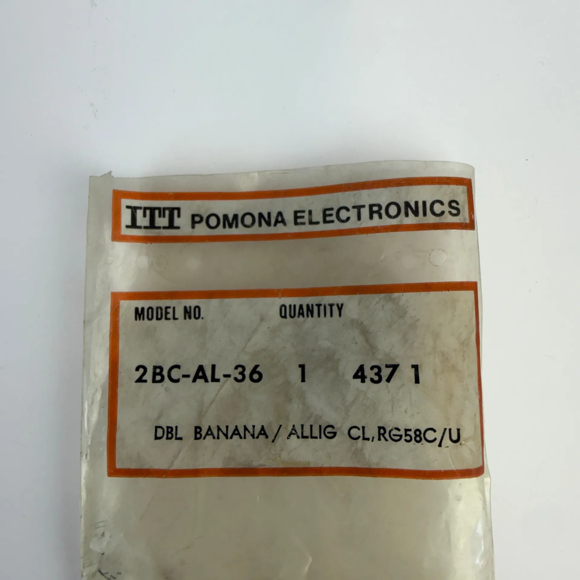 Pomona Electronics 2BC-AL-36 Double Banana to Alligator Clip Test Lead 36" – Lot of 2 - Thumbnail 3