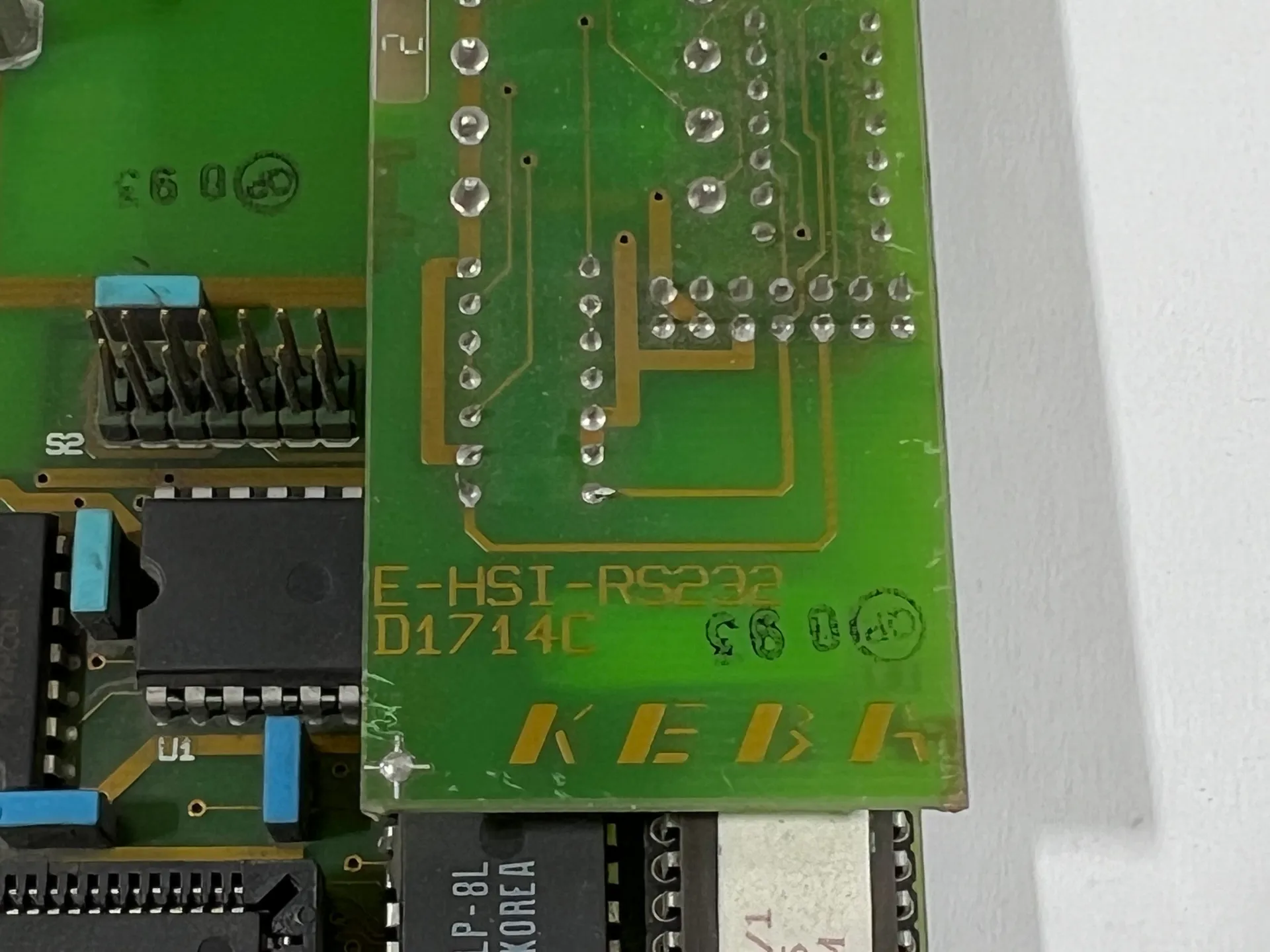 Keba Circuit Board E-HSI-M D1711B with E-HSI-RS232 D1714C - Thumbnail 4