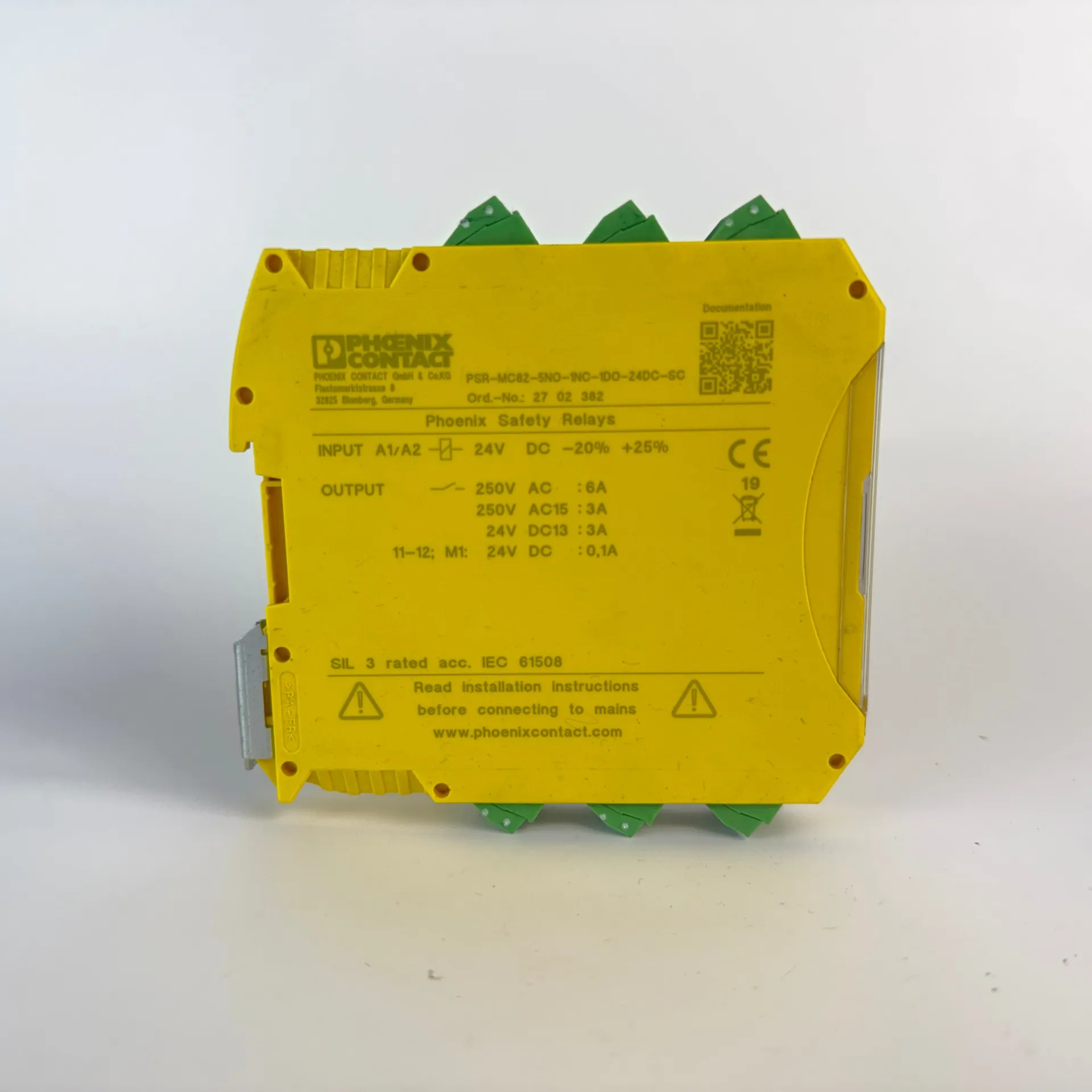 Phoenix Contact PSR-MC82-5NO-1NC-1DO-24DC-SC Safety Relay Module SIL3 - Image 1