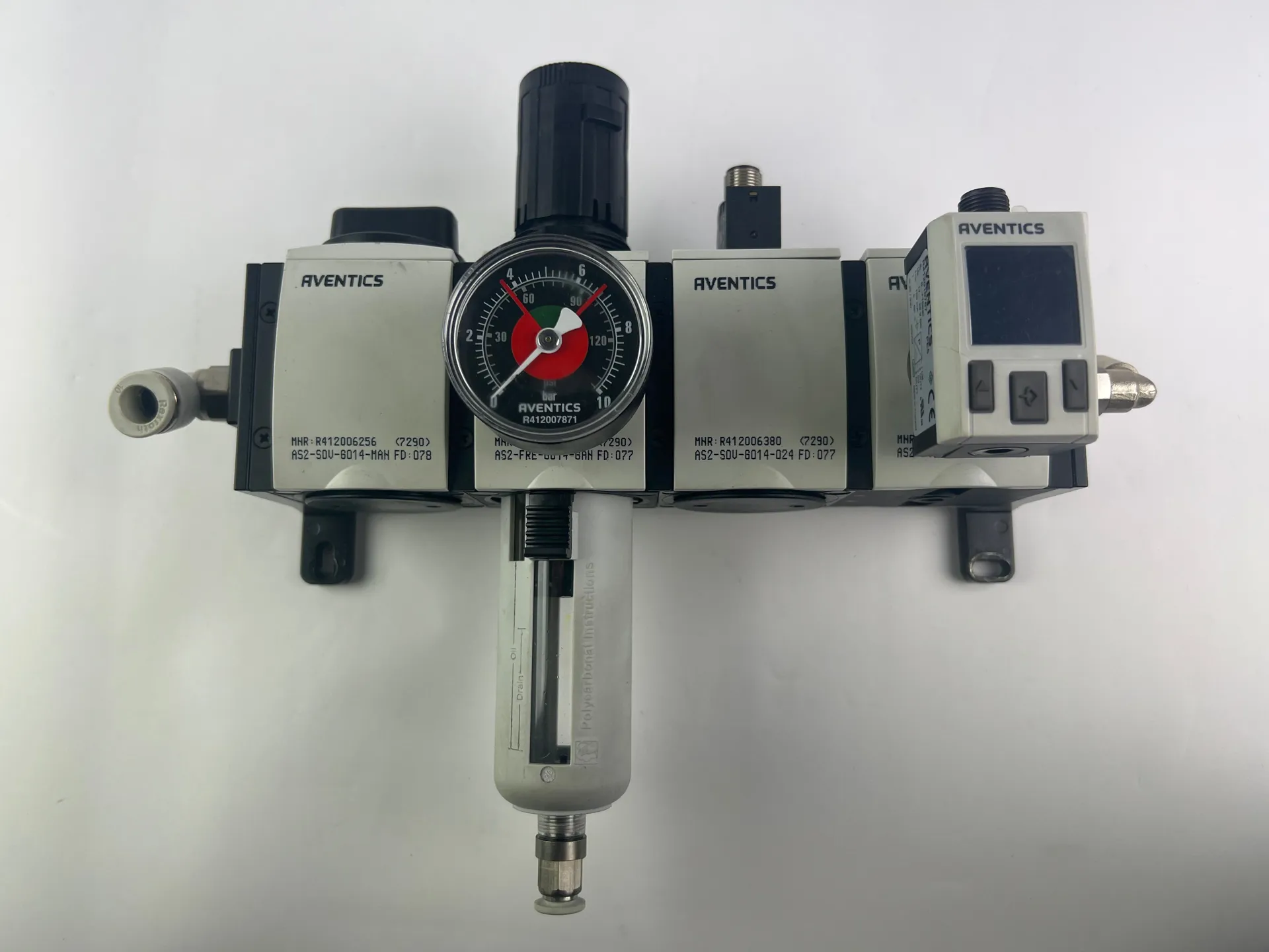 Aventics R412006256 R412006175 R412006380 R412006250 + R412010767 Pressure Regulating Valves - Thumbnail 2