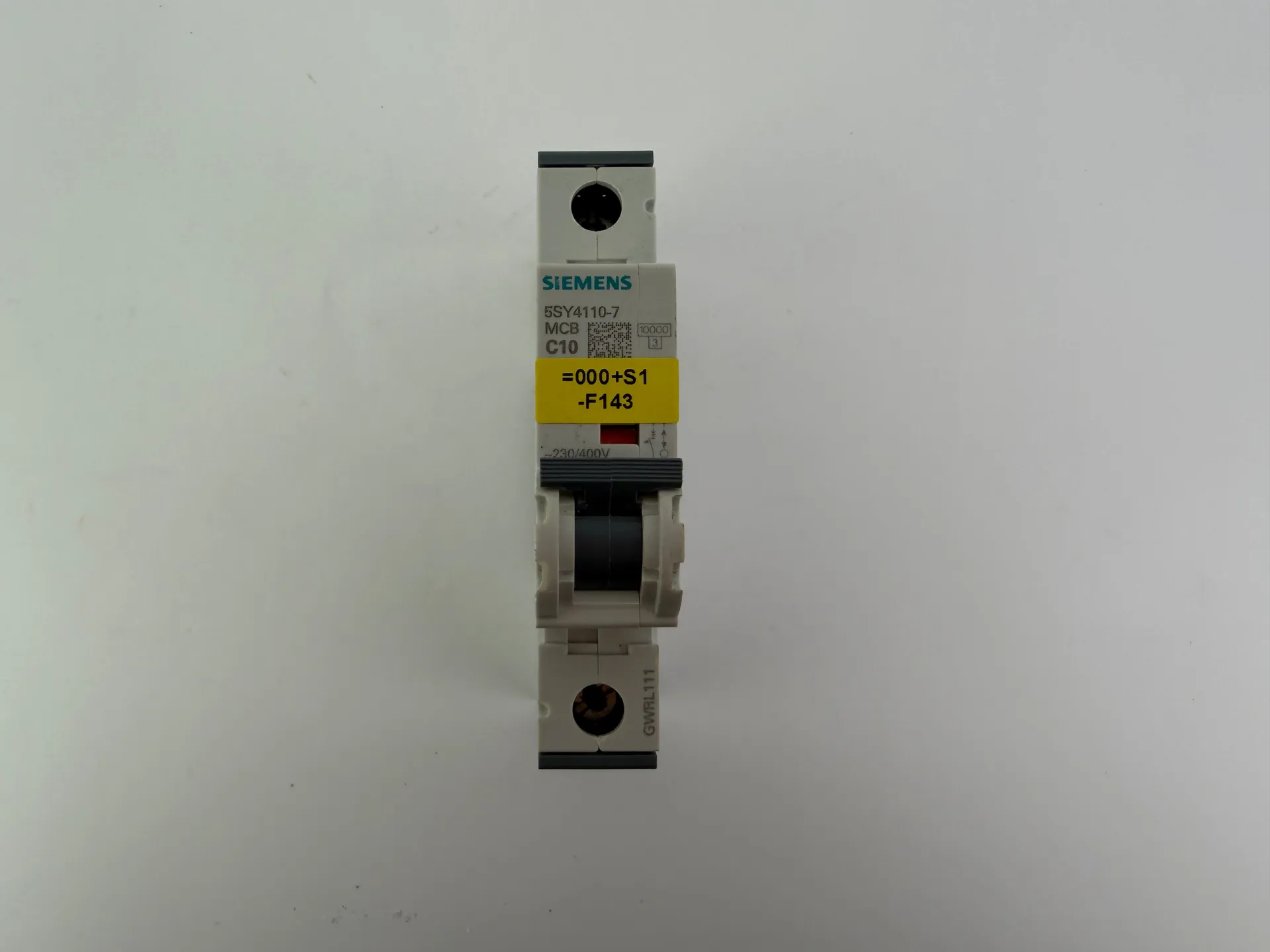 1x Siemens 5SY4110-7 Miniature Circuit Breaker MCB C10 1P 10A 230/400V - Thumbnail 2